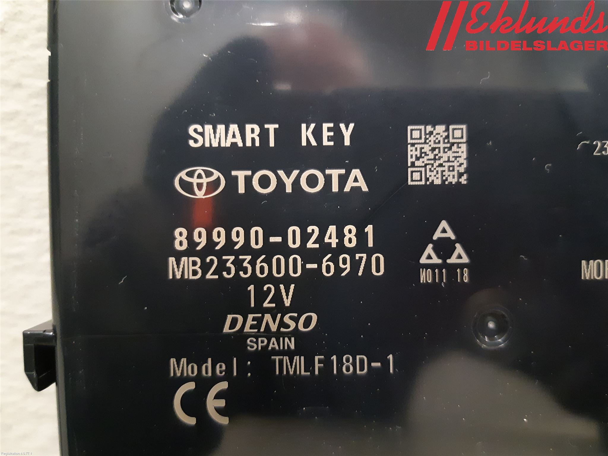 Toyota COROLLA 19- Styrenhet Övrigt