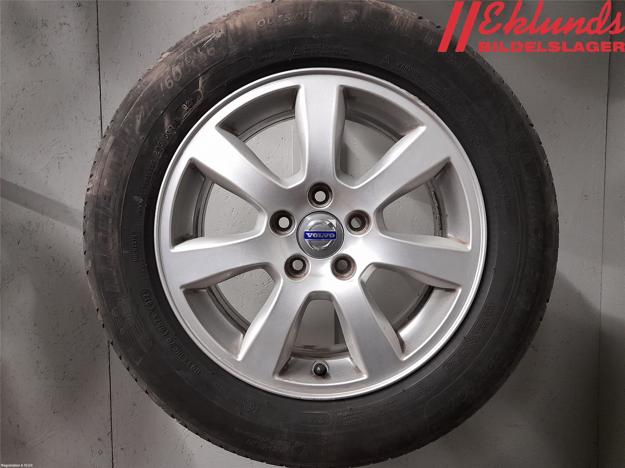 Volvo V70 08-13 Sommardäck Alumfälg 4St