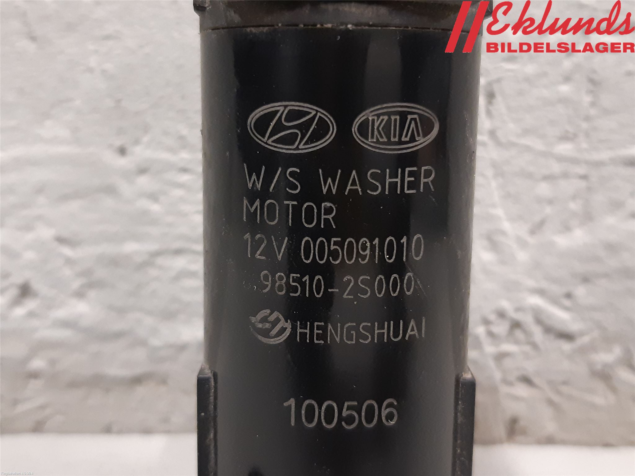 Kia SPORTAGE (SL) 11-15 Spolarpump Vindruta
