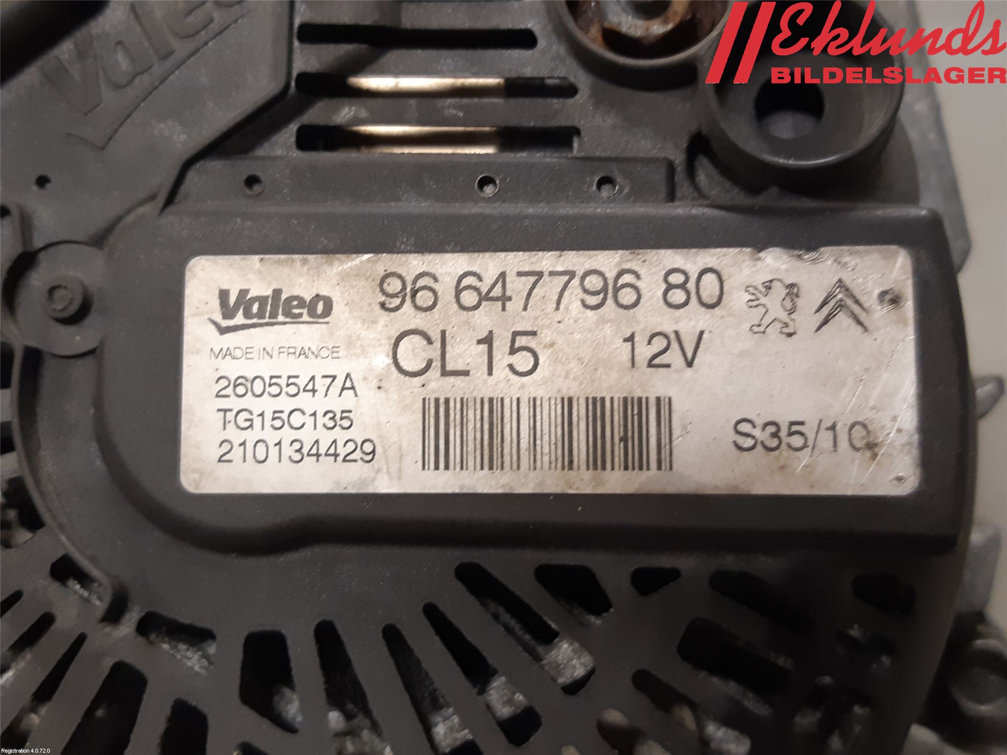 Peugeot 207 Generator