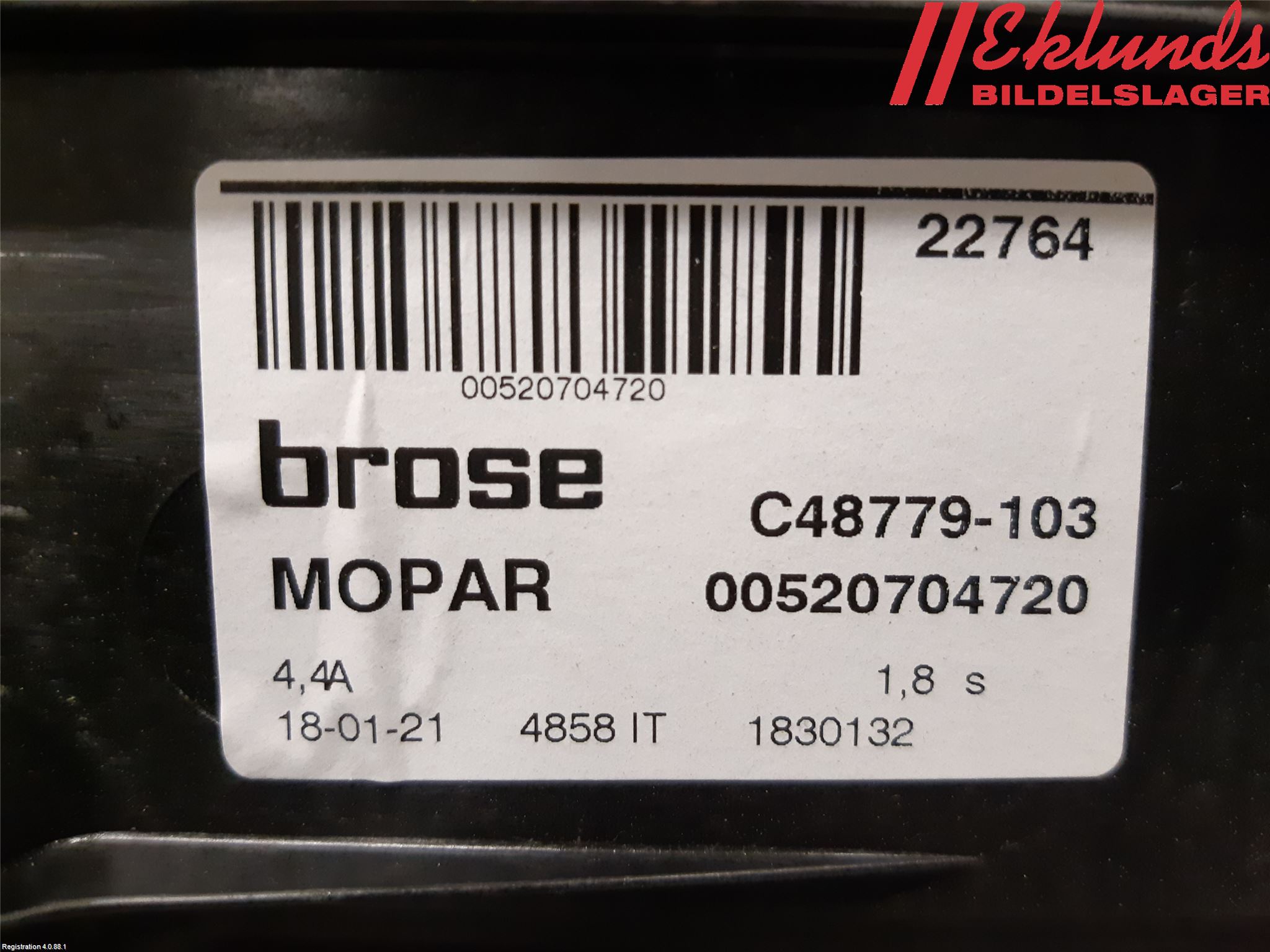 Fiat 500X 15- Fönsterhiss El Kompl