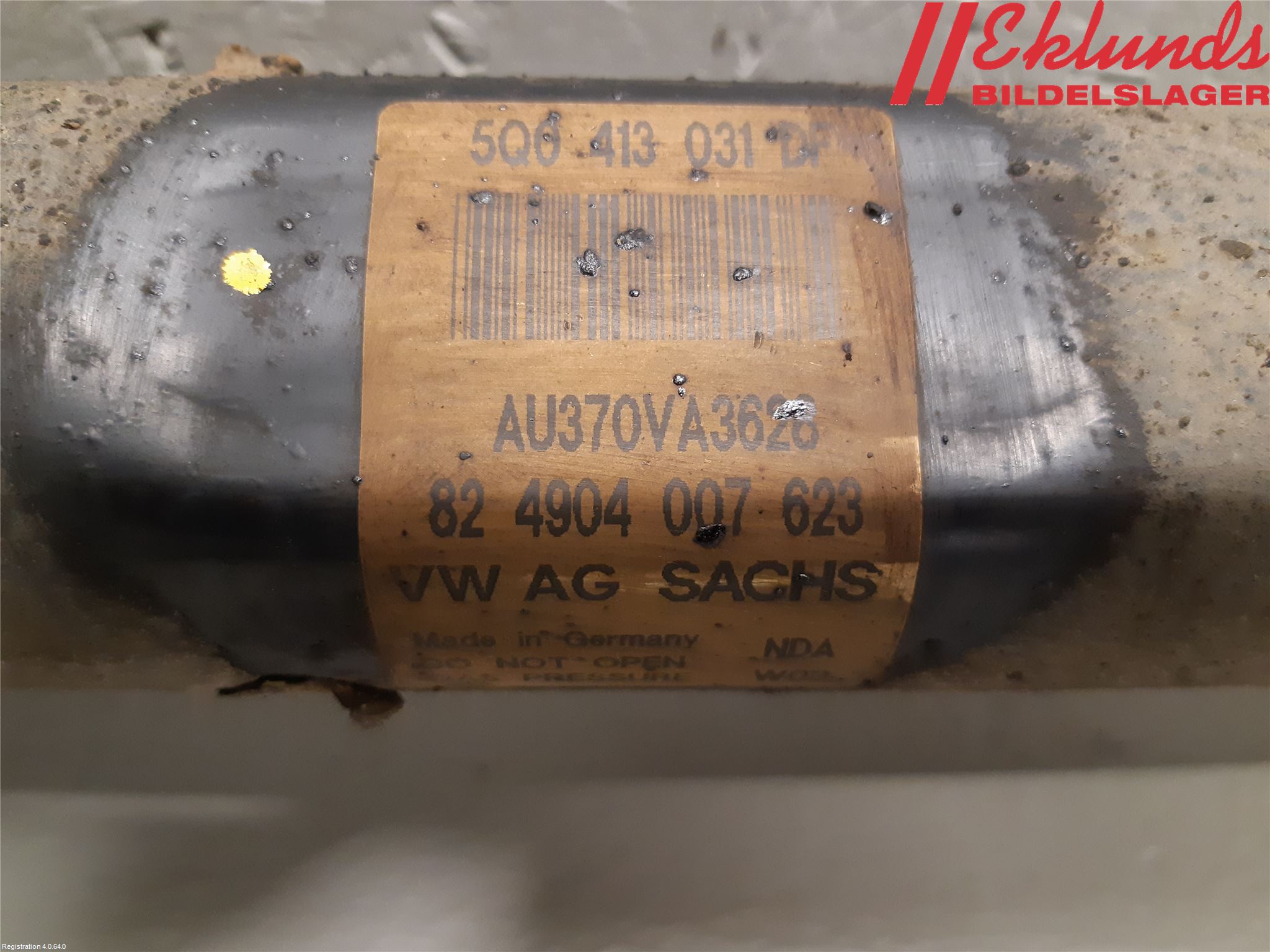 Audi A3/S3 8V 13-20 Fjäderben Fram Vänster