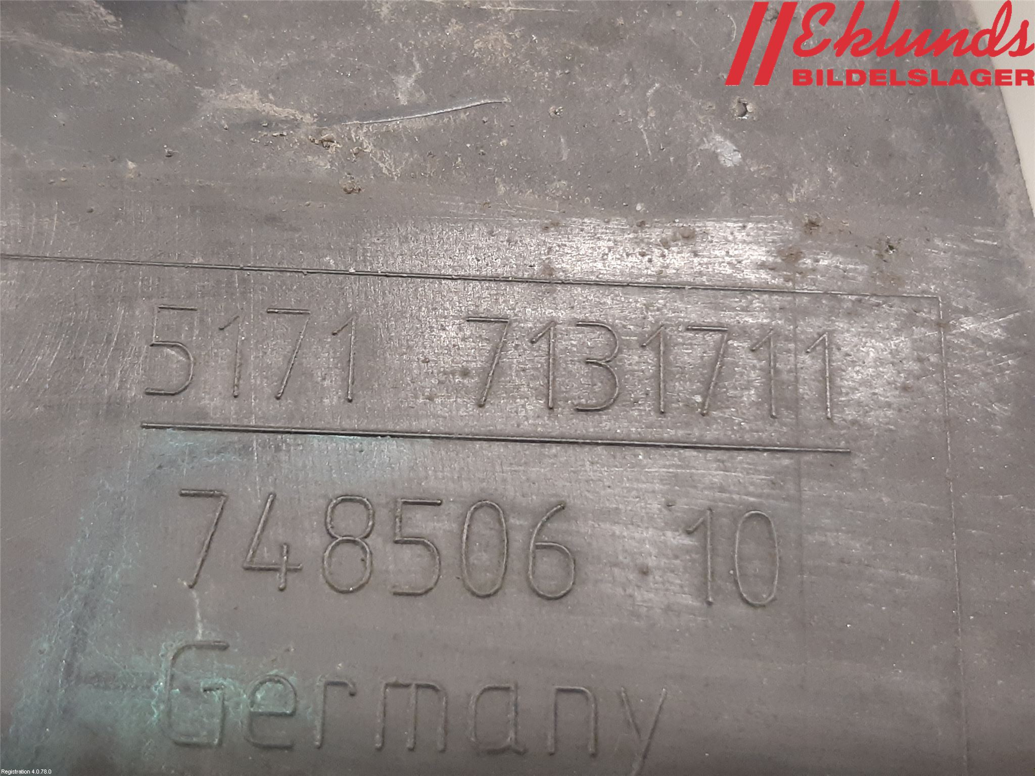 BMW 1 E87/81 5D/3D 03-11 Deflektor Plåt-Plast Kylning