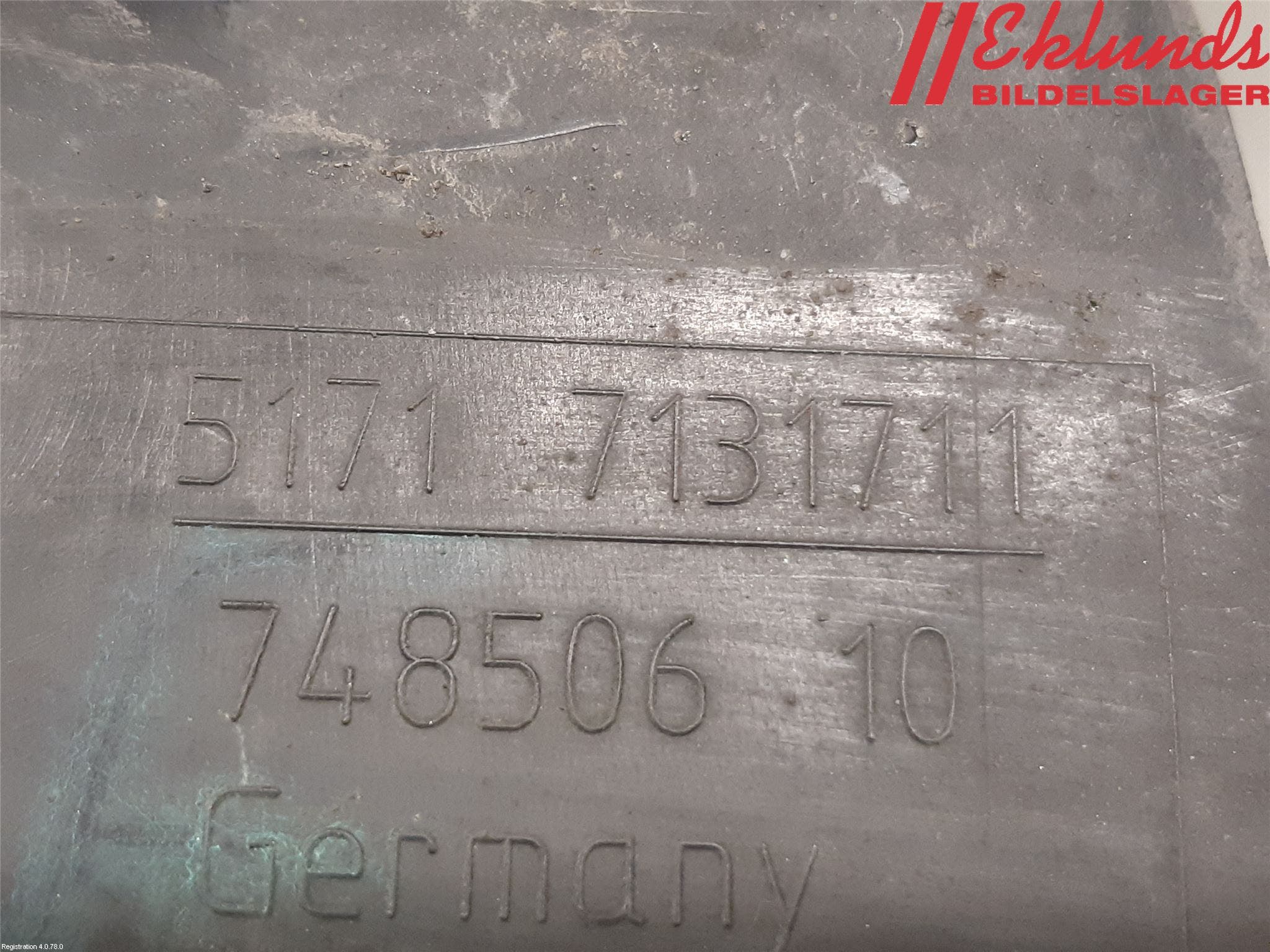 BMW 1 E87/81 5D/3D 03-11 Deflektor Plåt-Plast Kylning