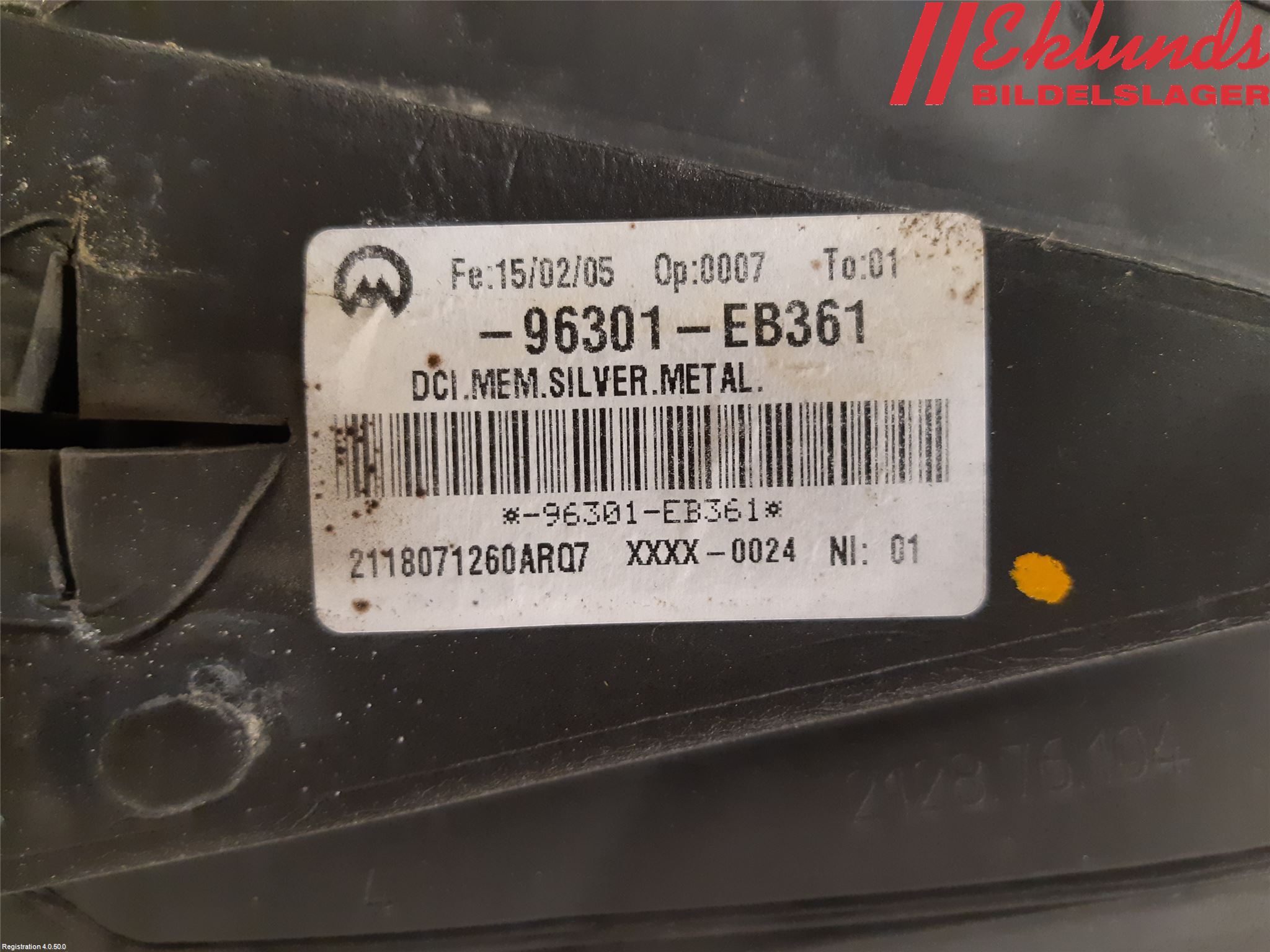 Nissan PATHFINDER R51 05-12 Spegel Yttre El Hö