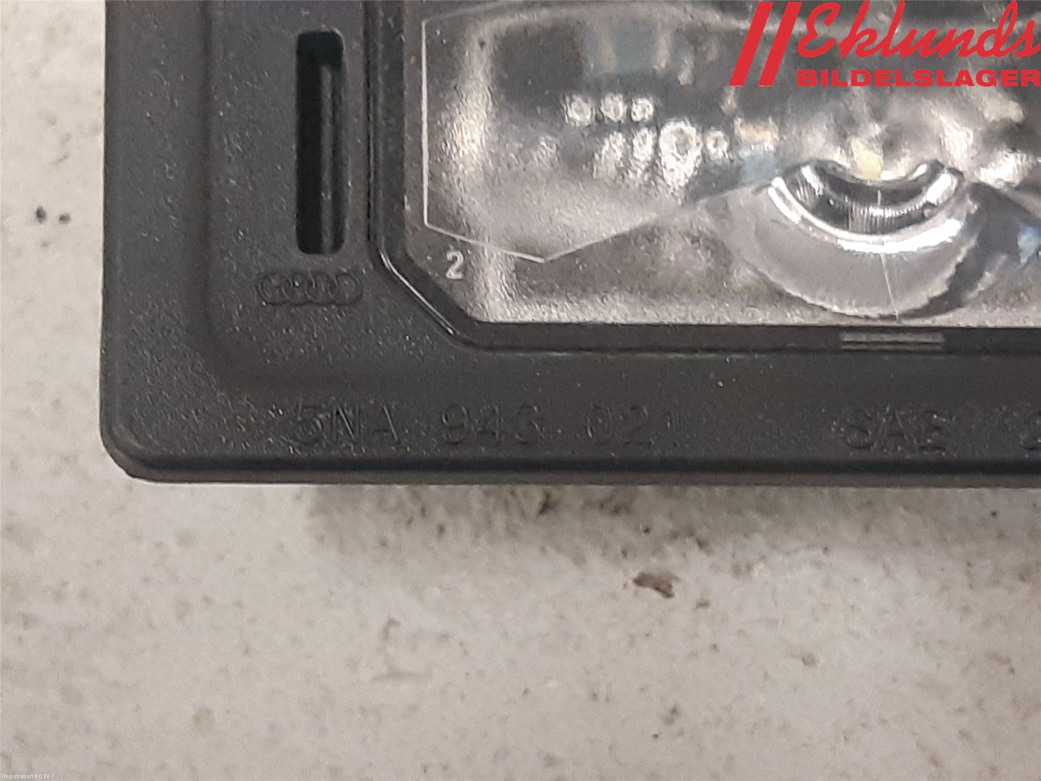 Skoda KODIAQ 17-24 Skylt Belysning