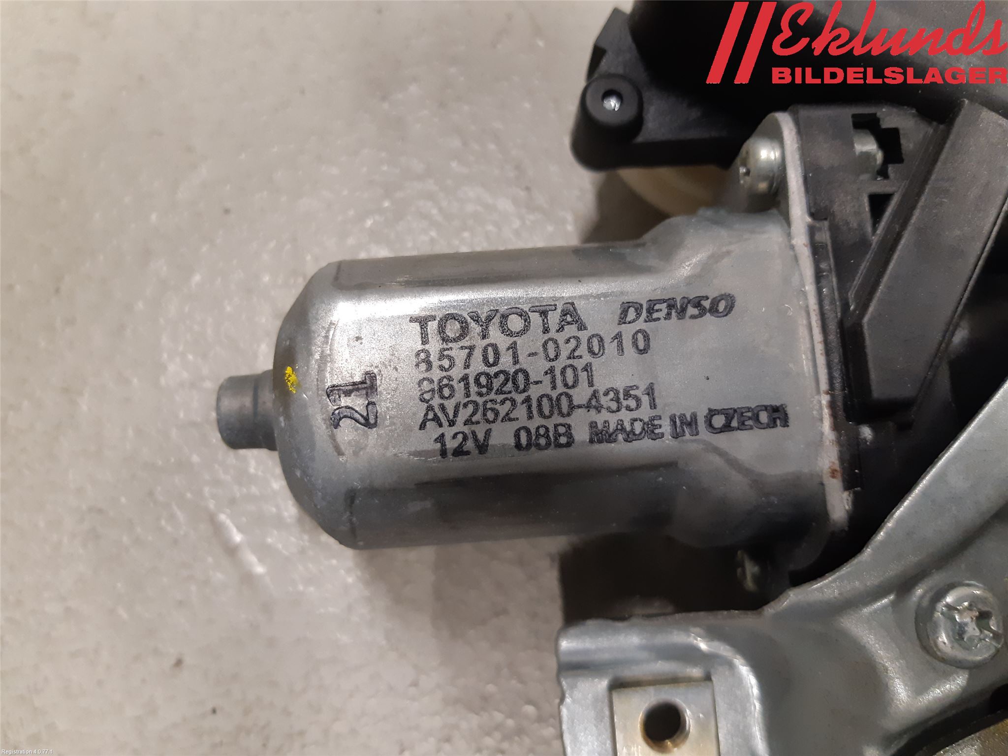 Toyota AURIS 13-19 Fönsterhiss El Kompl