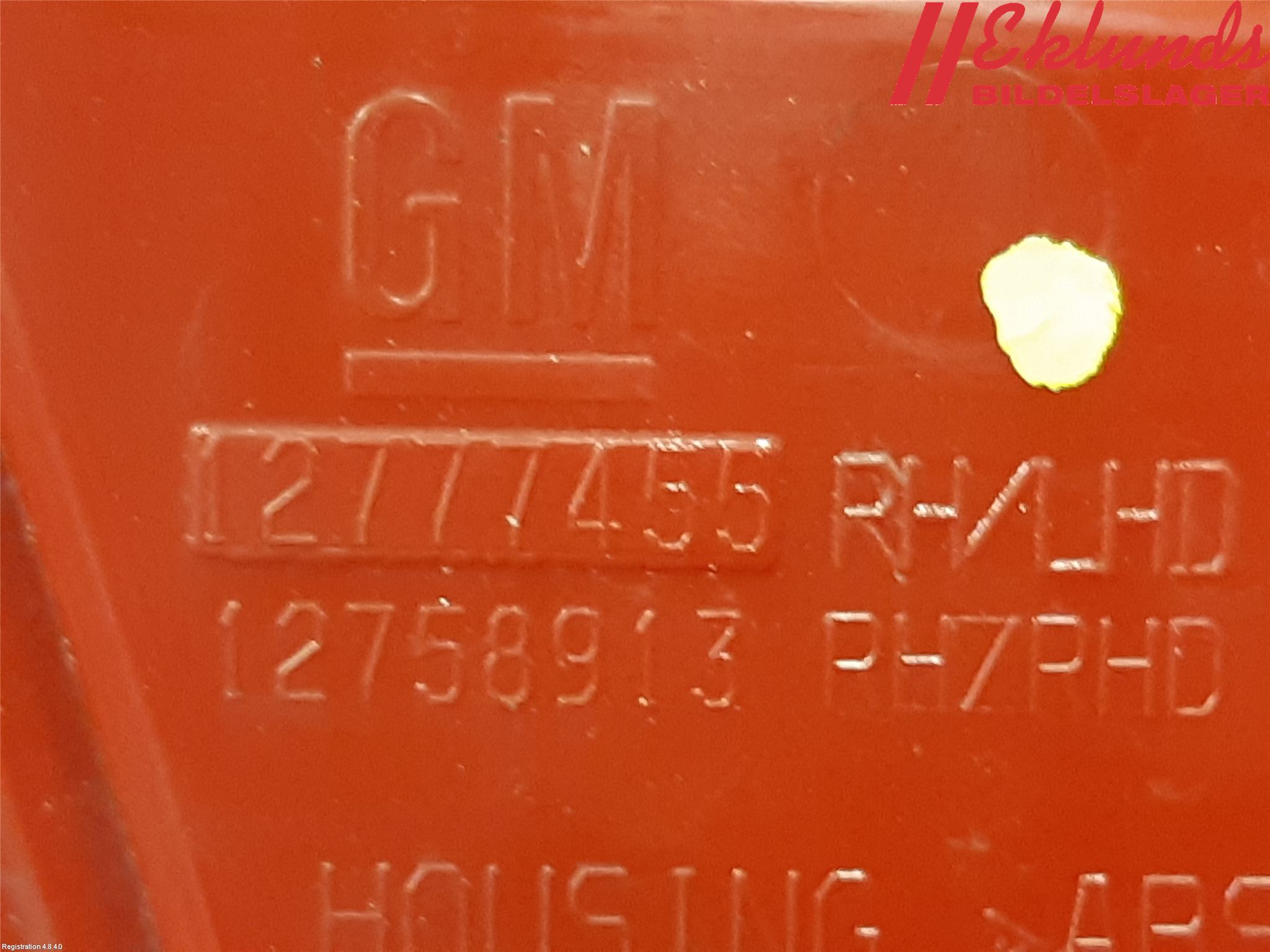 Saab 9-5     06-10 Bakljus Lucka Hö