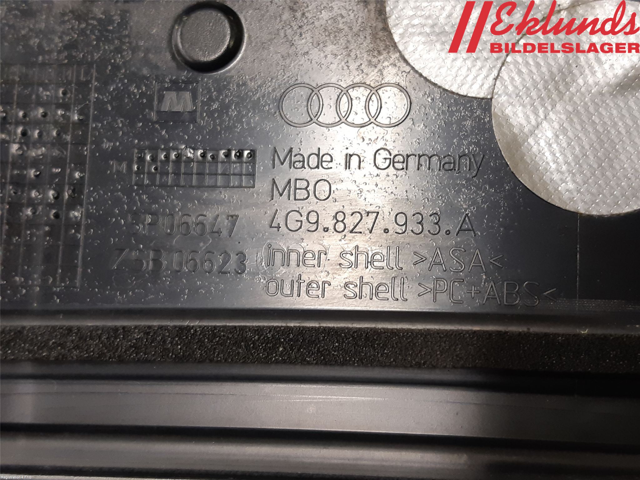 Audi A6/S6 4G 11-18 Spoiler Baklucka
