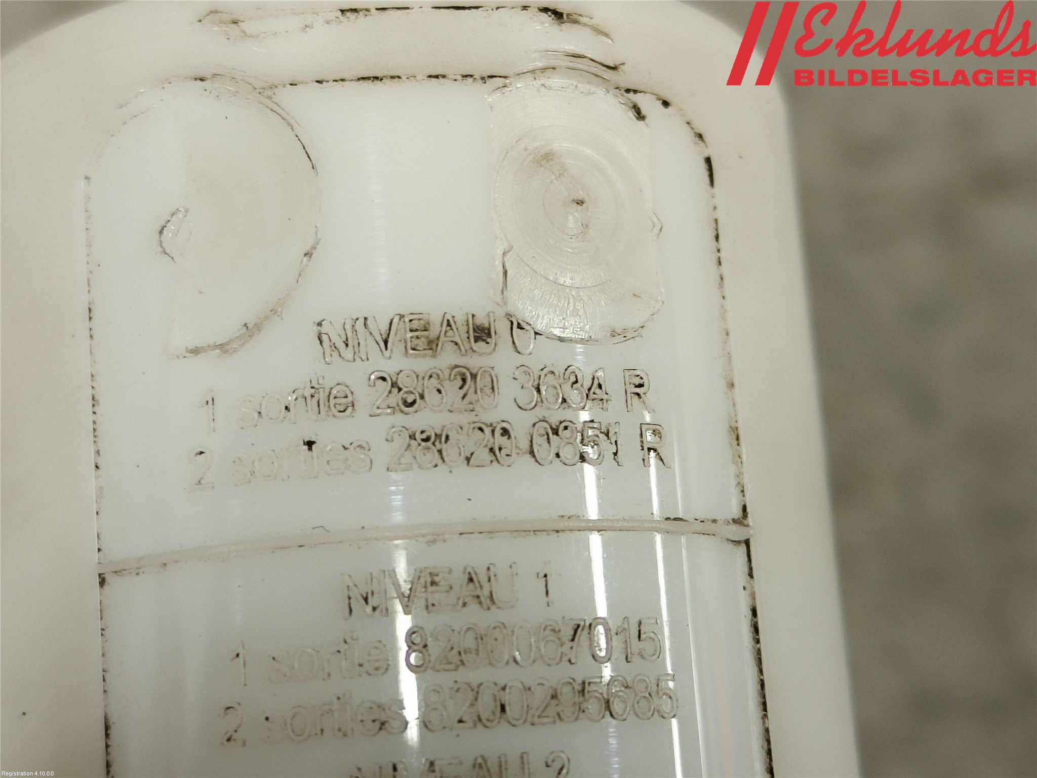 Citroen C4 II 11-18 Spolarpump Vindruta