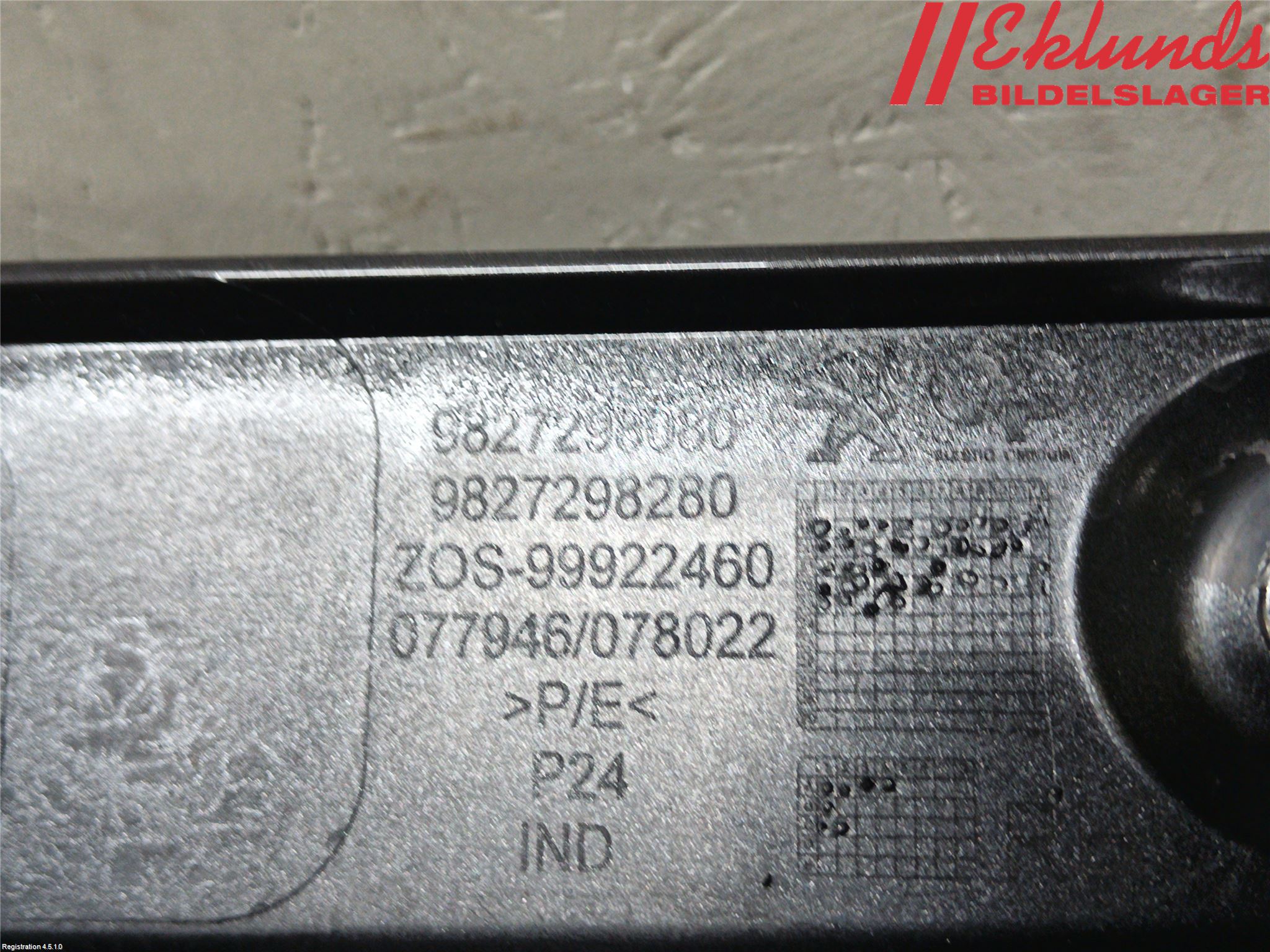 Peugeot 2008/E-2008 20- Stötfångardel Bak Hö