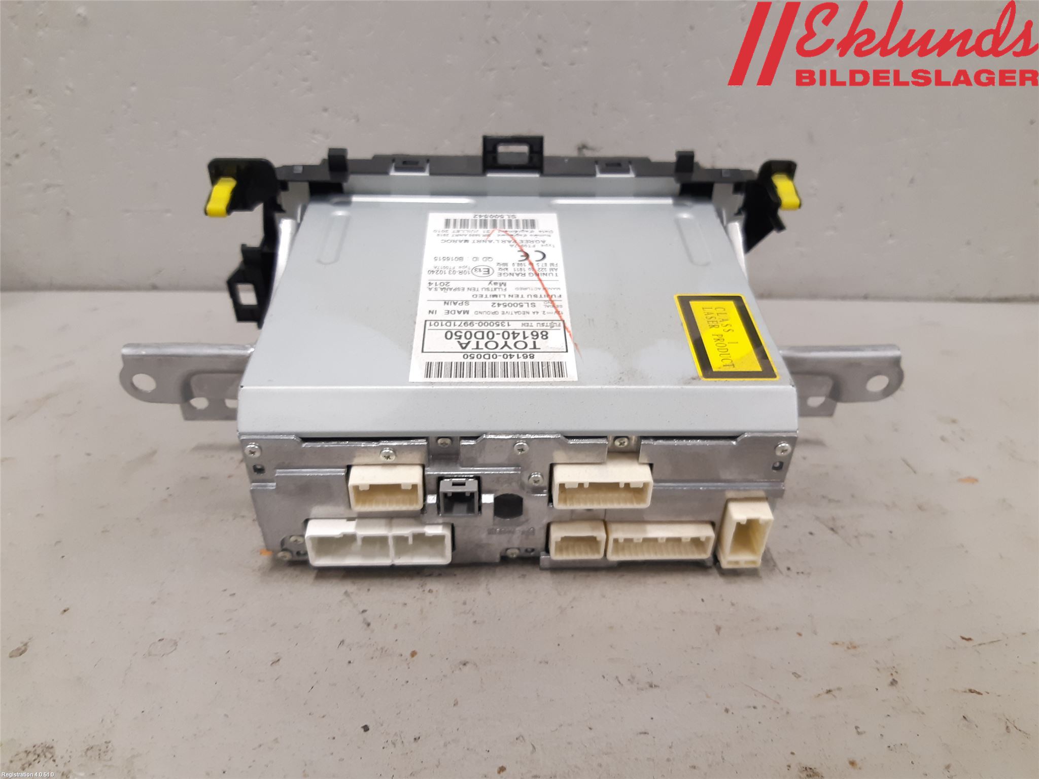 Toyota YARIS XP130 12-14 Cd Radio - Multimediapanel