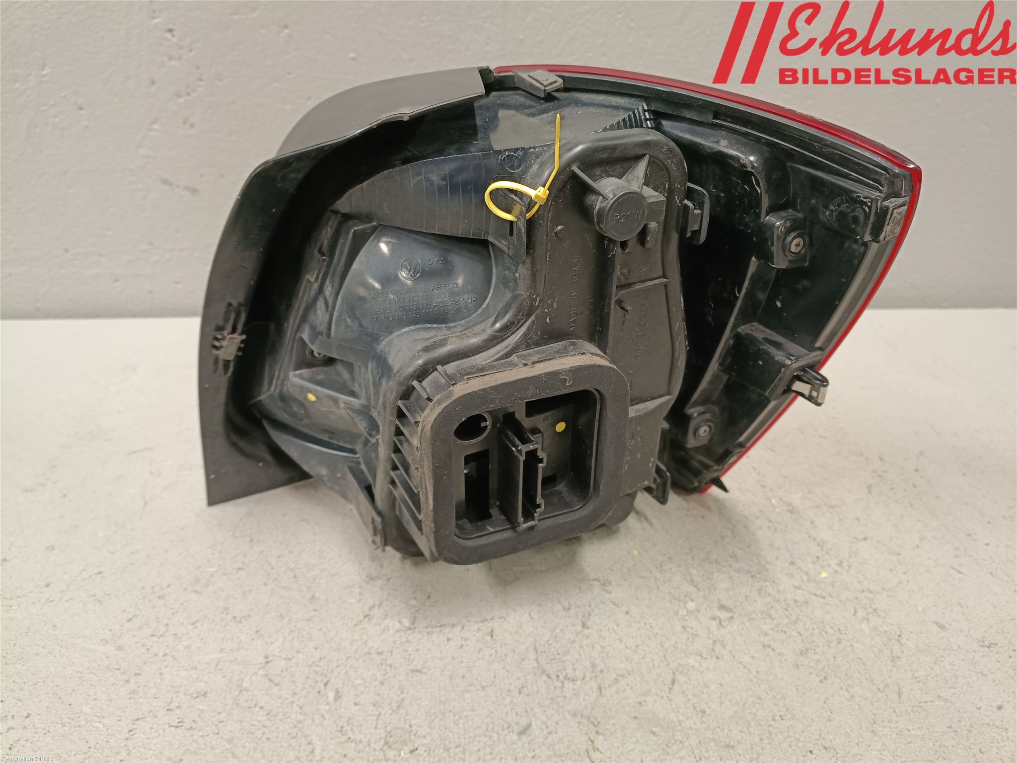 Volkswagen VW POLO 10-17 Bakljus Vänster