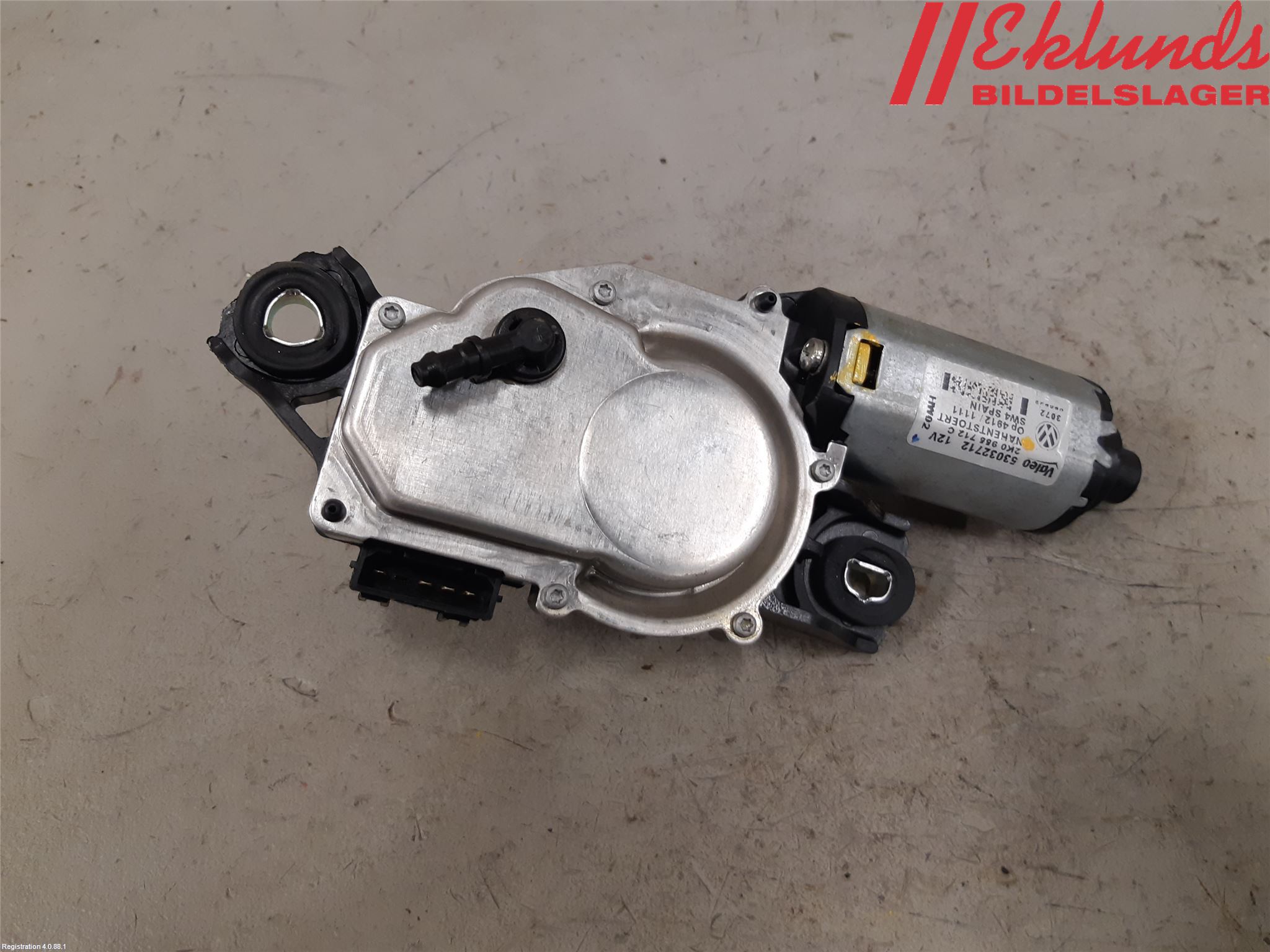 Volkswagen VW CADDY 11-15 Torkarmotor Baklucka