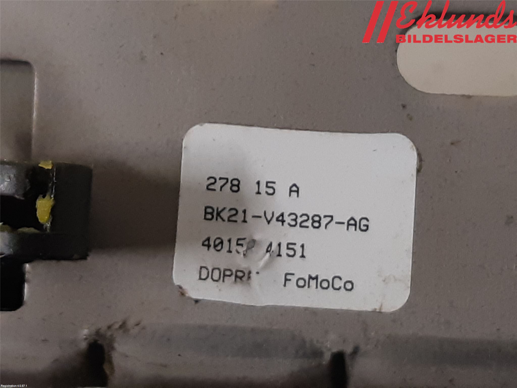 Ford TRANSIT/TOURNEO CUSTOM 13-24 Låskista-Dörrlås