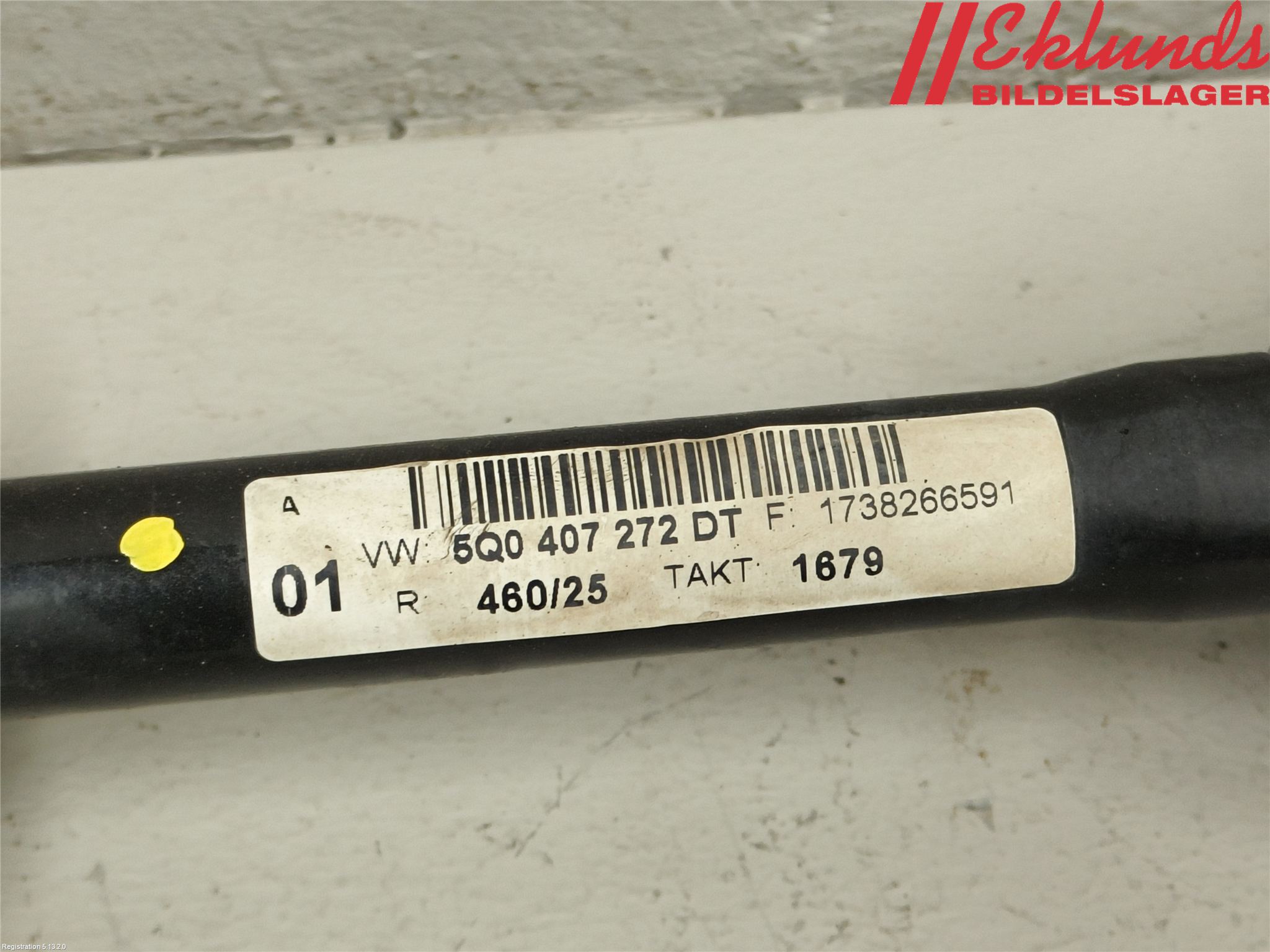 Volkswagen VW GOLF / E-GOLF VII 13-20 Drivaxel Fram Höger