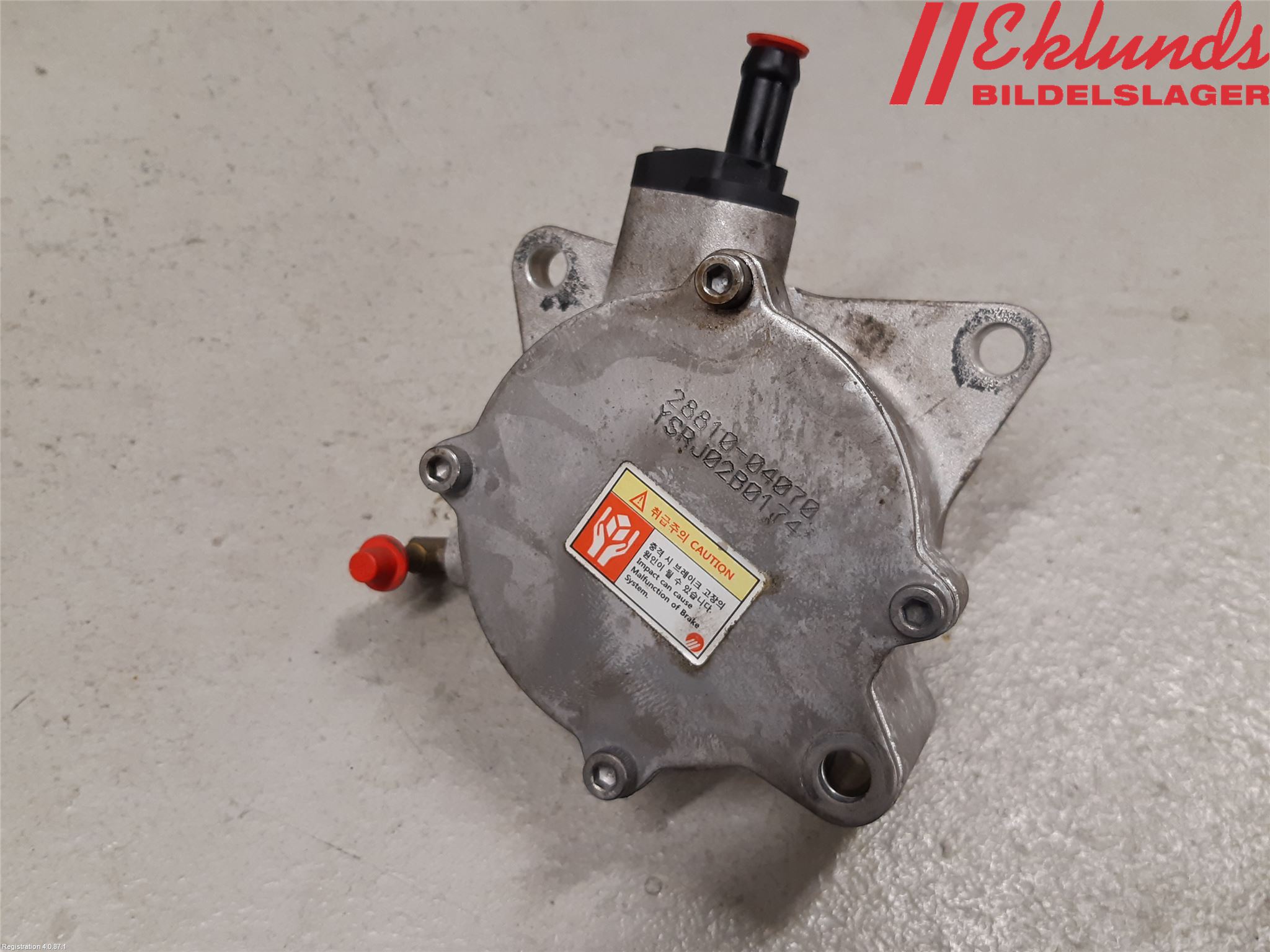 Kia STONIC 18->> Vakuumpump
