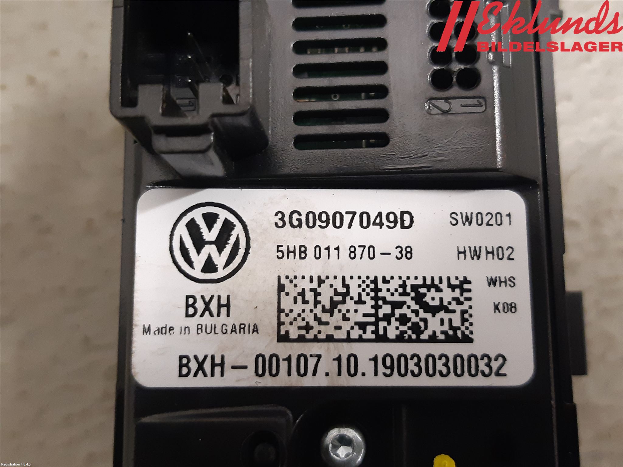 Volkswagen VW PASSAT 20-24 Ac Styrenhet Ac Manöveren