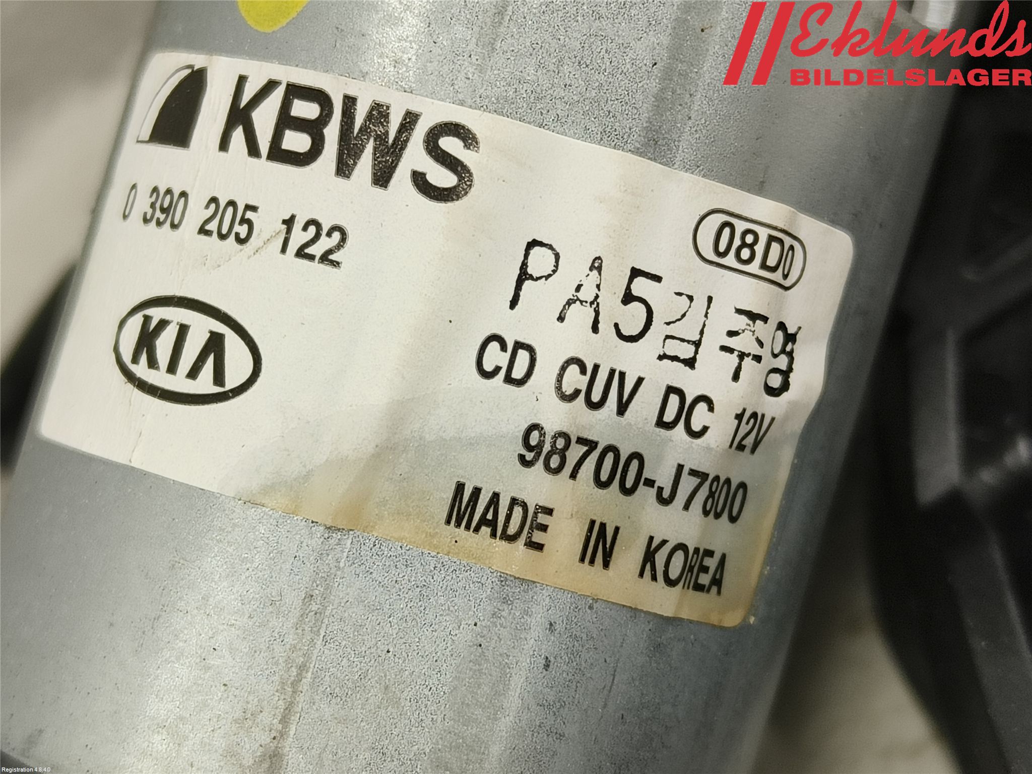 Kia XCEED 19- Torkarmotor Baklucka