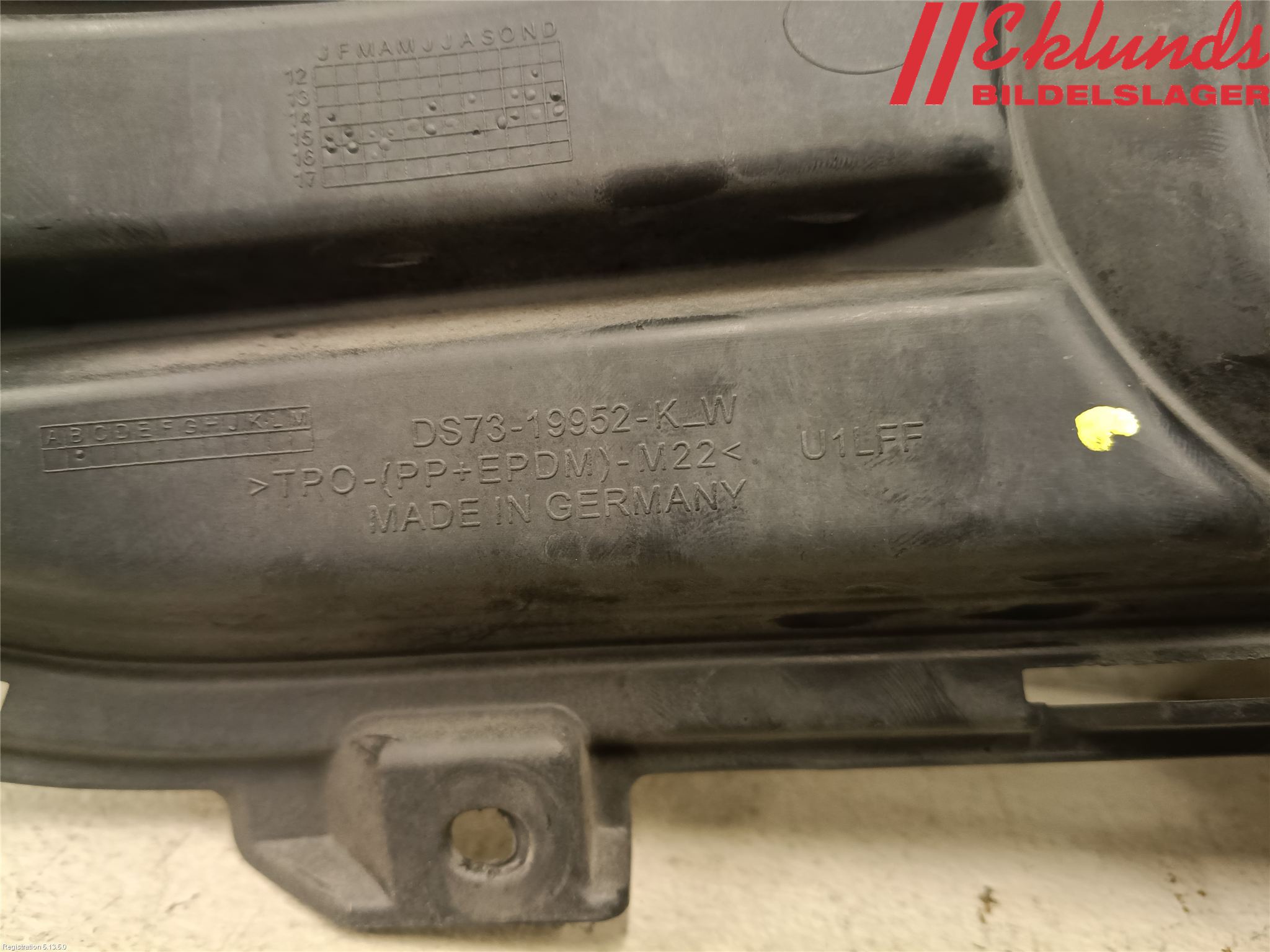 Ford MONDEO 15-22 Dimljussarg Fram