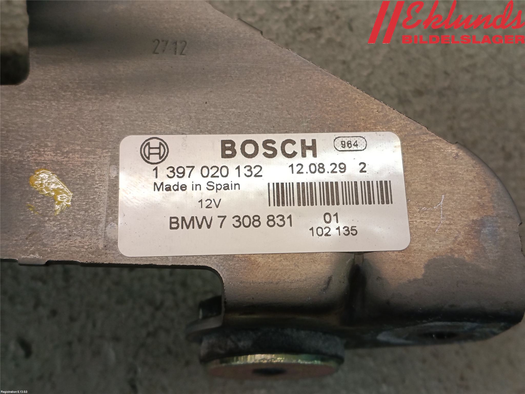 BMW 3 F30/F31/F80 12-19 Låskista Baklucka