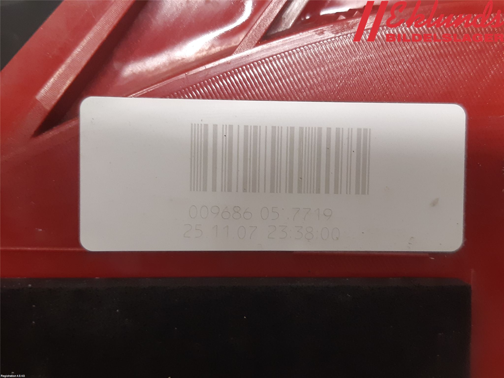 Audi A4/S4 08-11 Bakljus Vänster