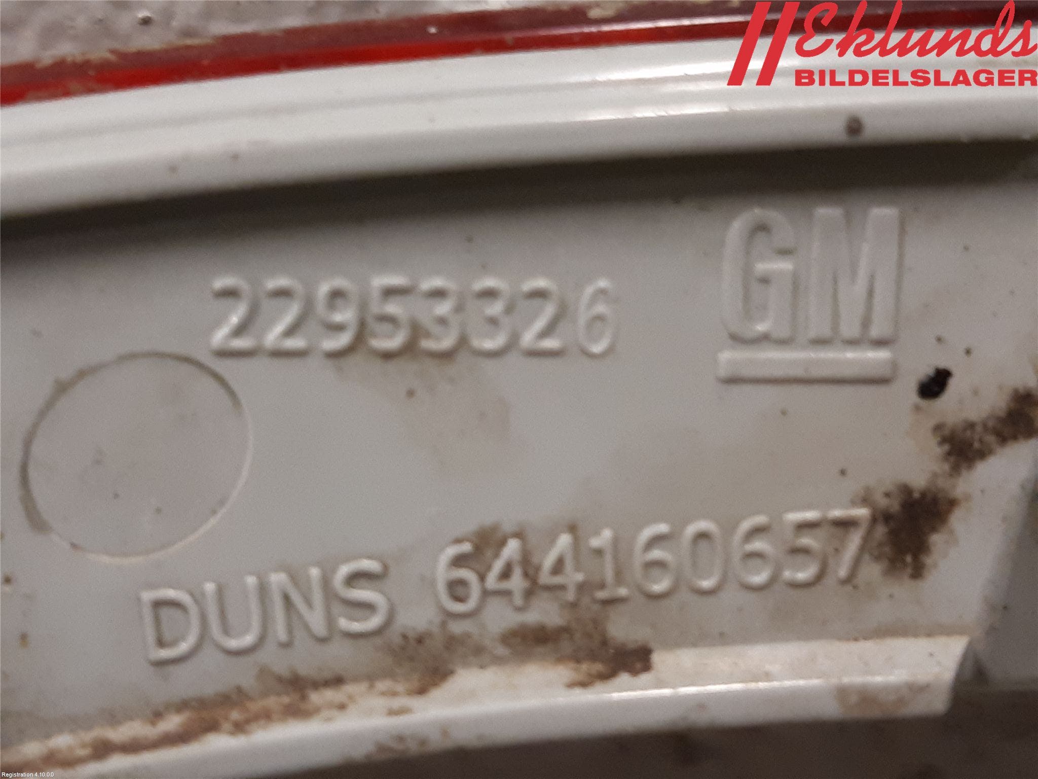 Opel INSIGNIA 09-16 Dimljus/Reflex Bak