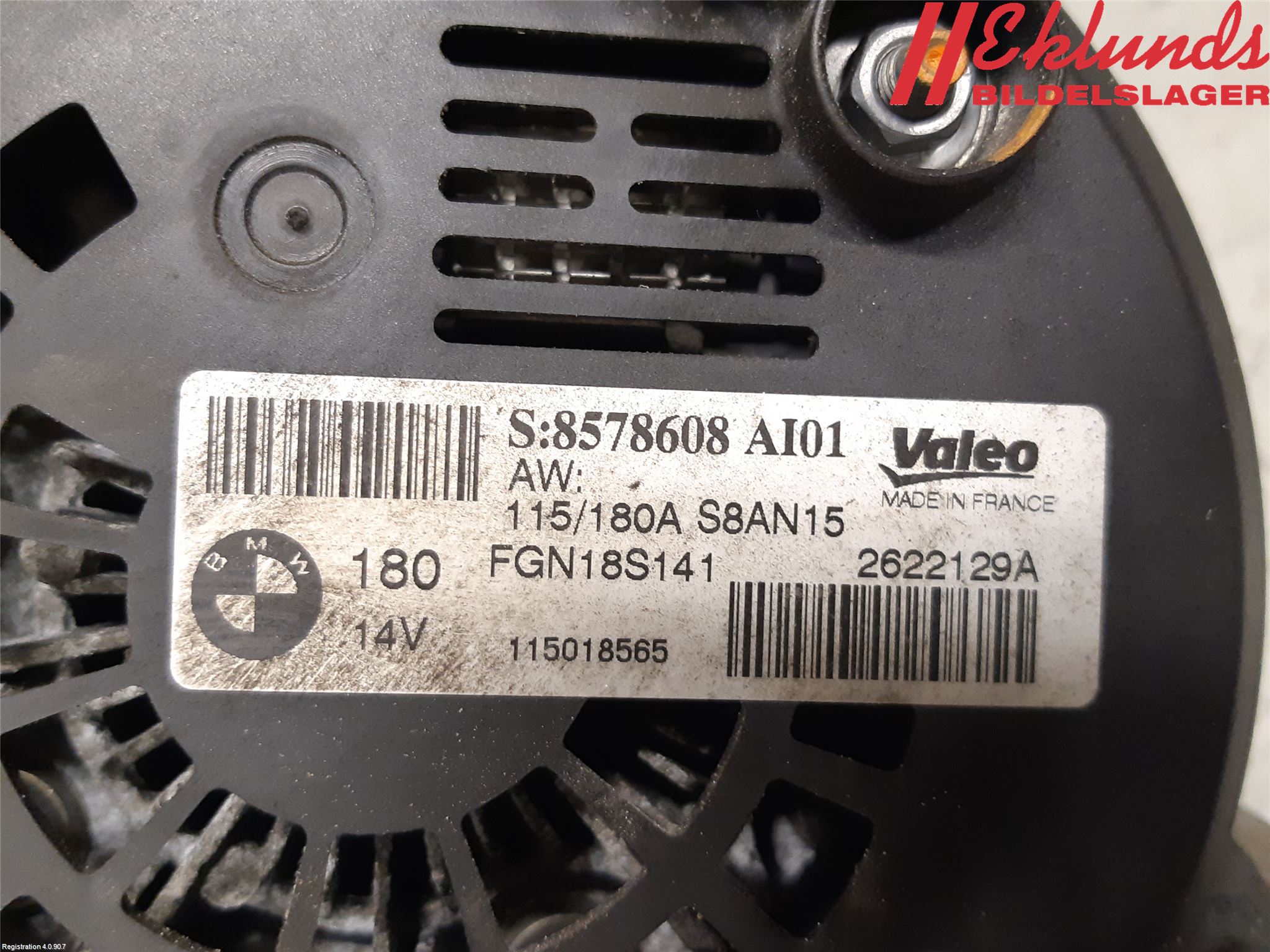 BMW 3 GT F34 13-19 Generator