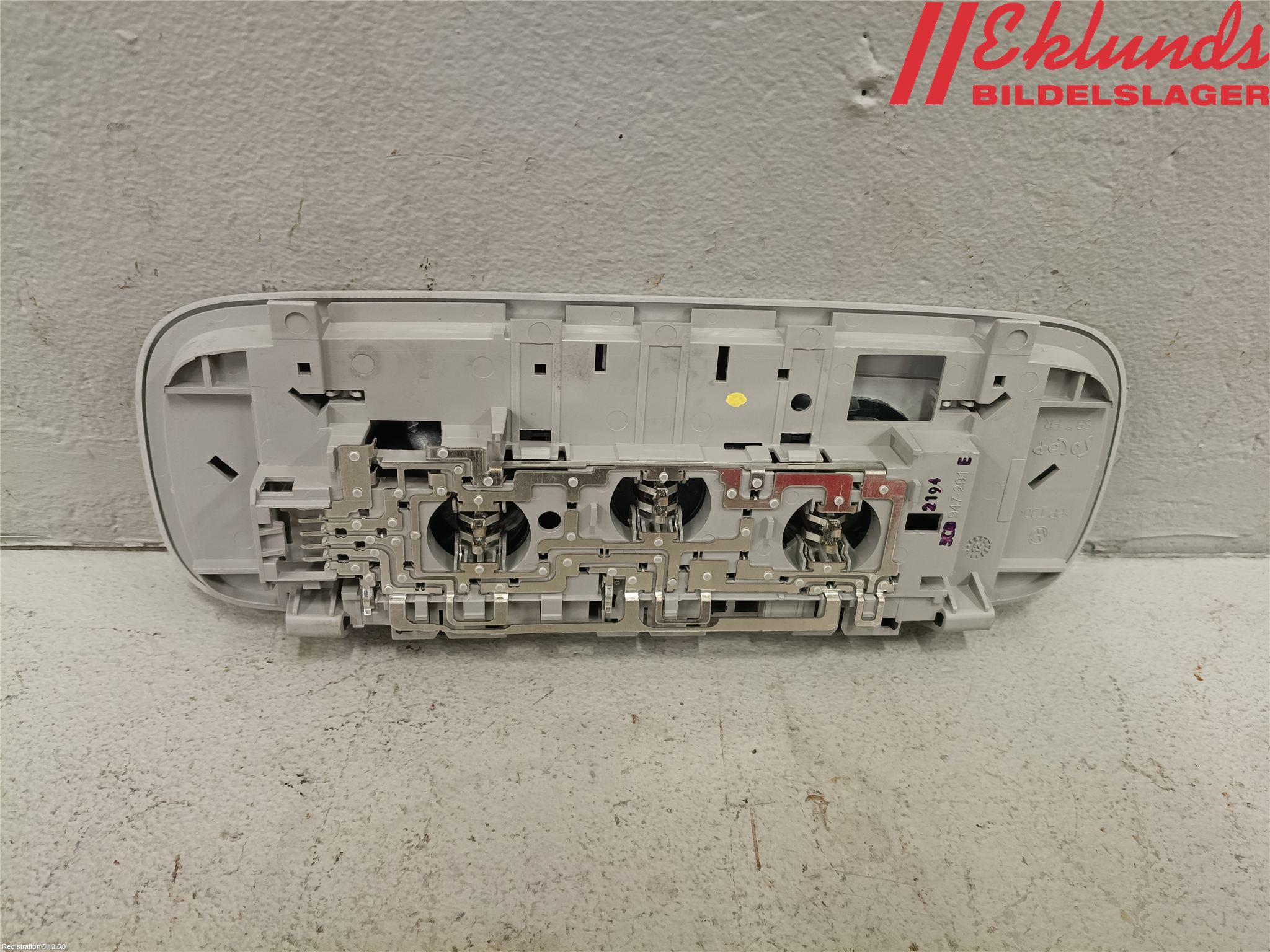 Volkswagen VW GOLF VI 09-13 Innerbelysning