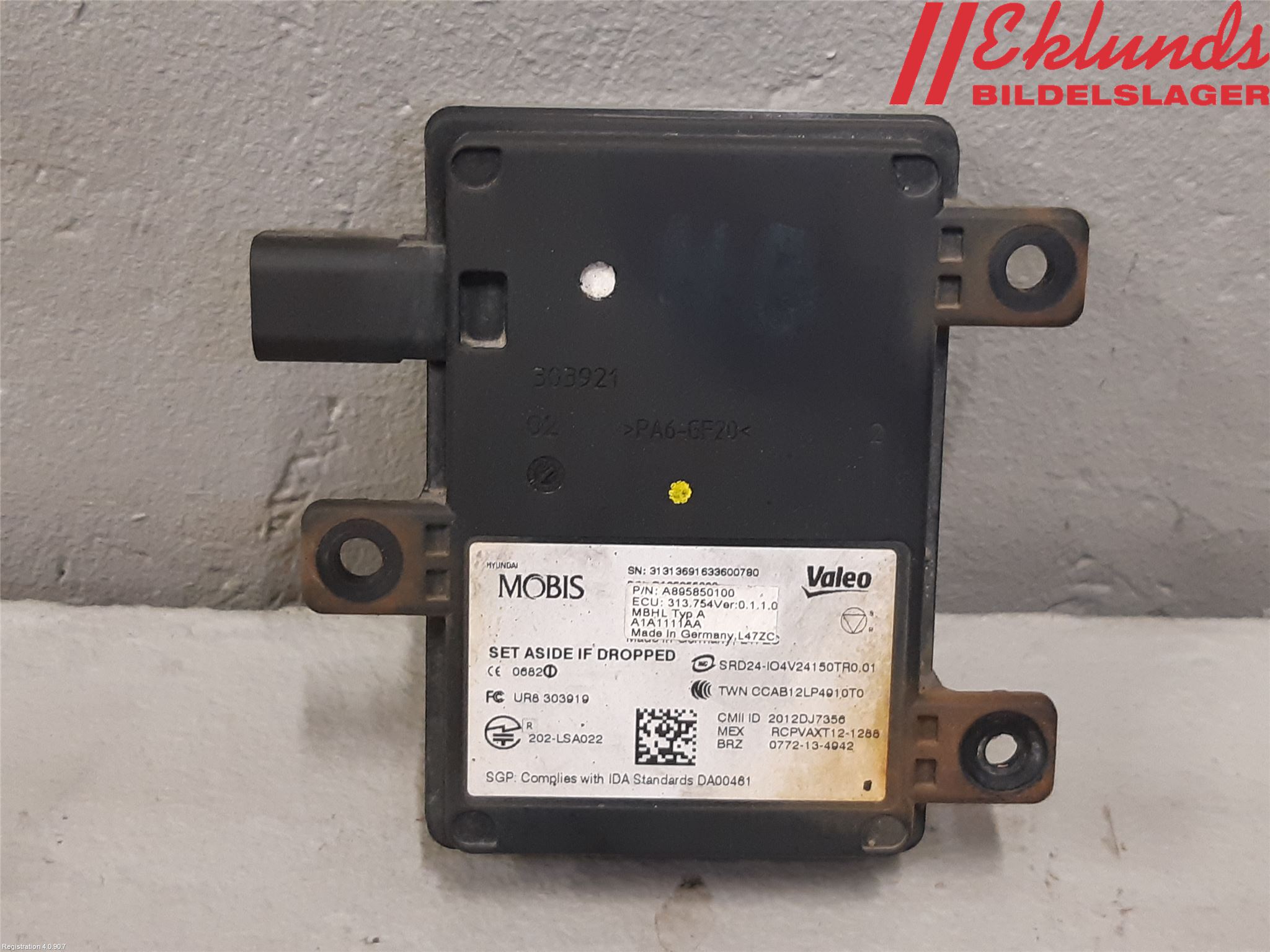 Kia OPTIMA 16-20 Sensor Aktivt Kollisionsskydd