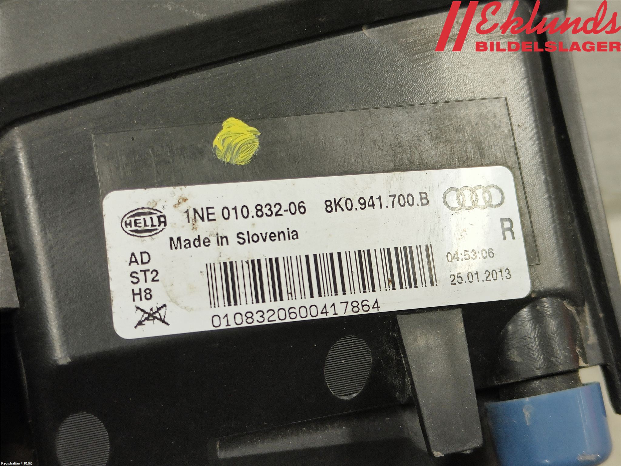 Audi A4/S4 08-11 Dimljus-Varselljus Fram