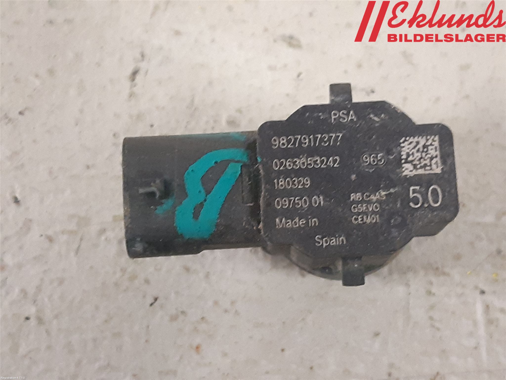 Peugeot 3008 17-24 Parkeringshjälp Backsensor