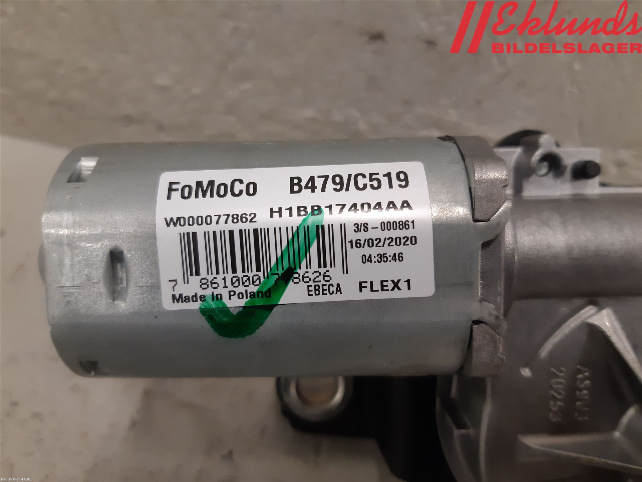 Ford FOCUS 19- Torkarmotor Baklucka