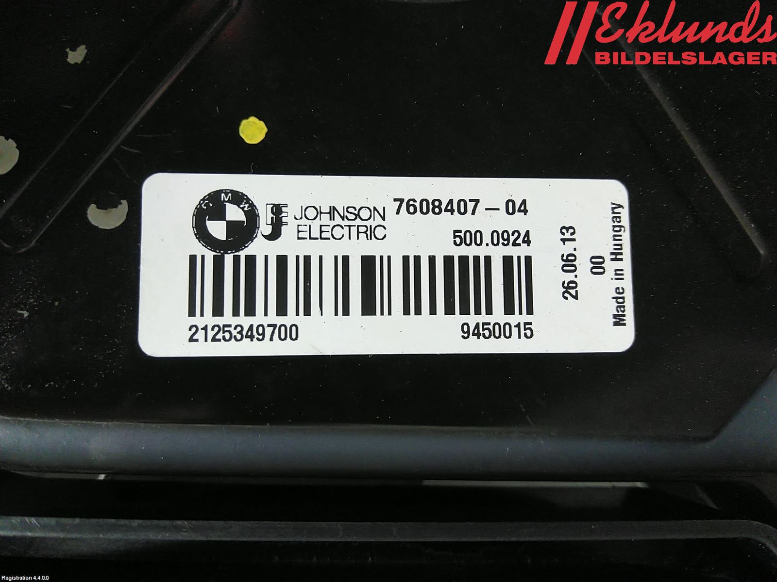 BMW 3 F30/F31/F80 12-19 Kylfläkt El