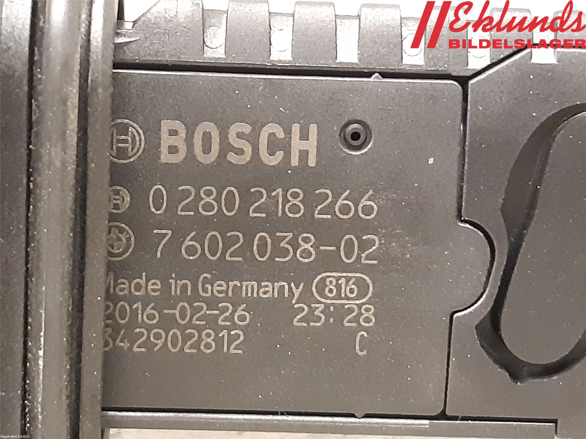BMW 4 F32/F33/F82/F83 13-20 Injluftmassamätare