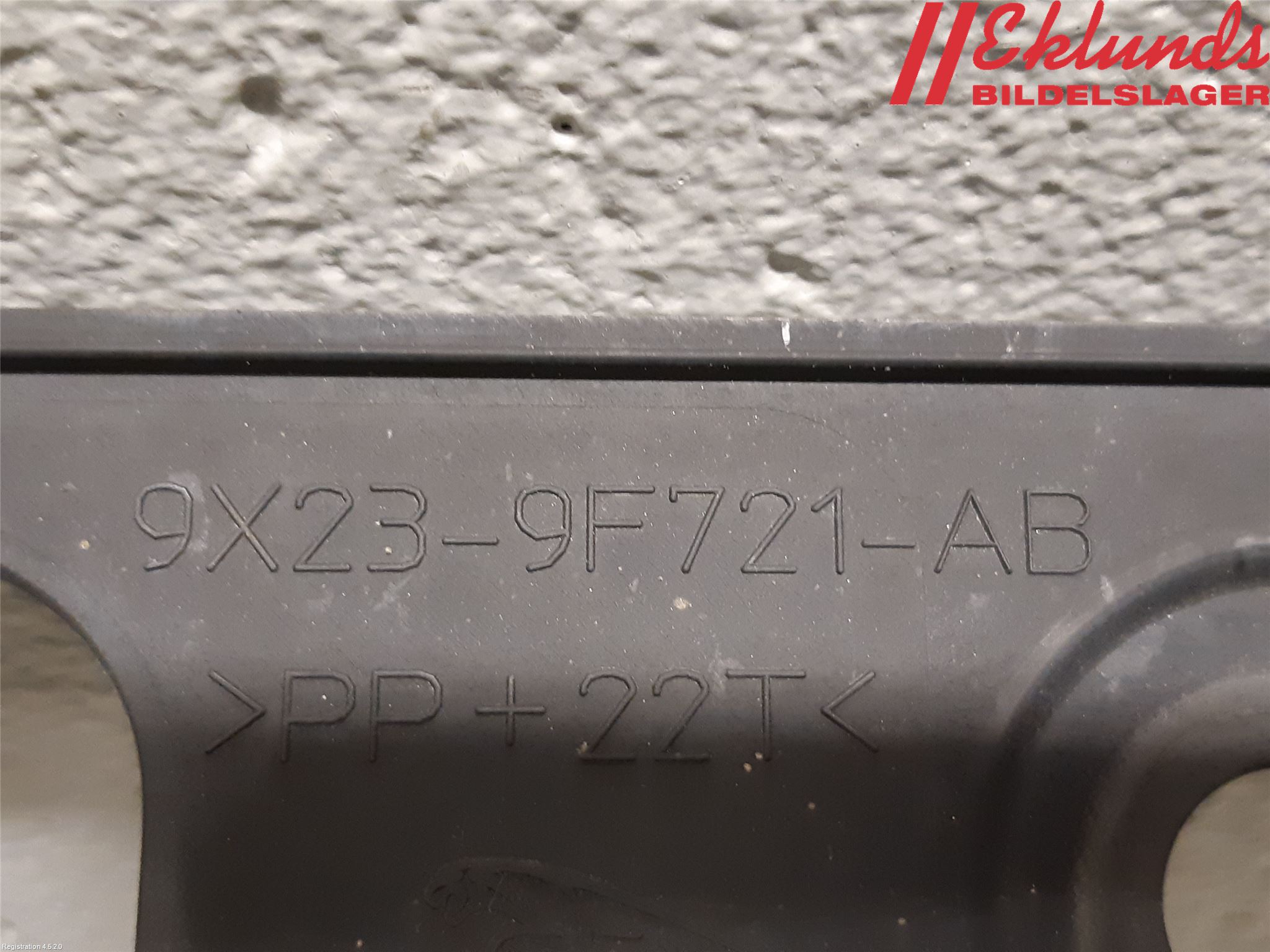 Jaguar XF 08-15 Deflektor Plåt-Plast Kylning