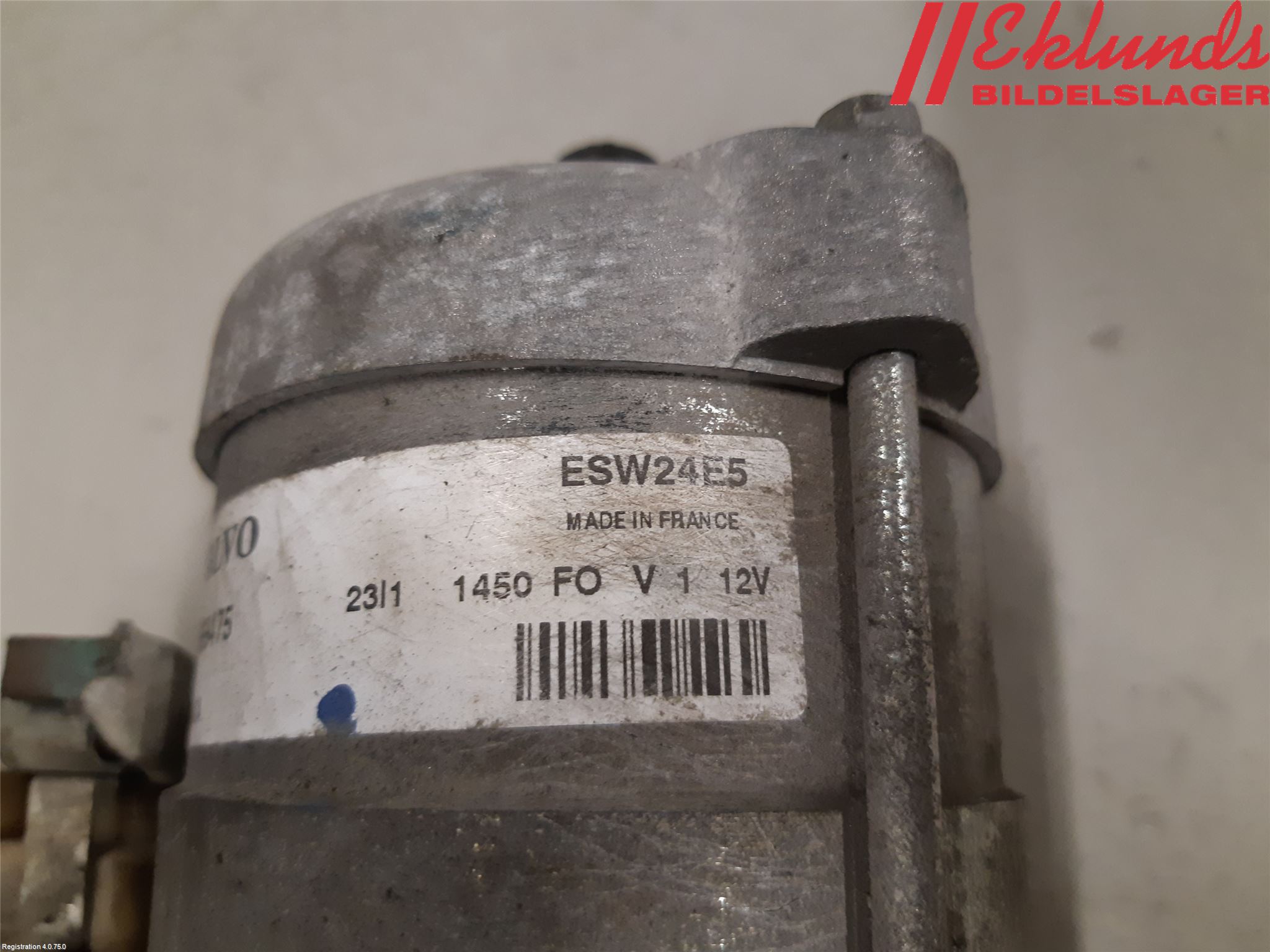Volvo V60 11-13 Startmotor Diesel