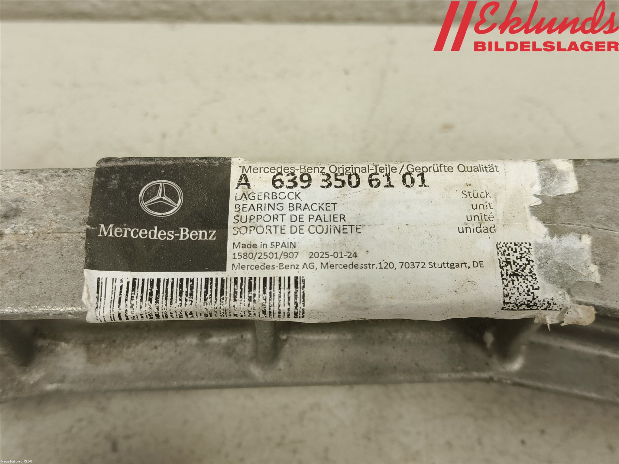 Mercedes-Benz MB VITO/VIANO (W639) 04-14 Bakaxel Fäste