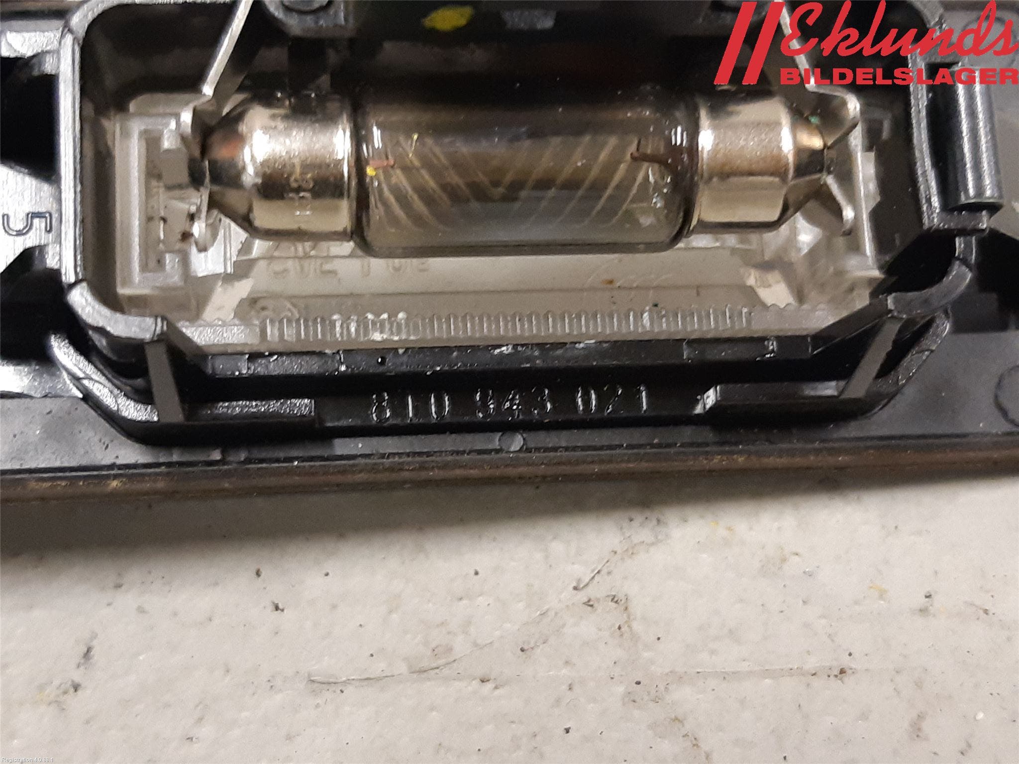 Audi A4/S4 08-11 Skylt Belysning