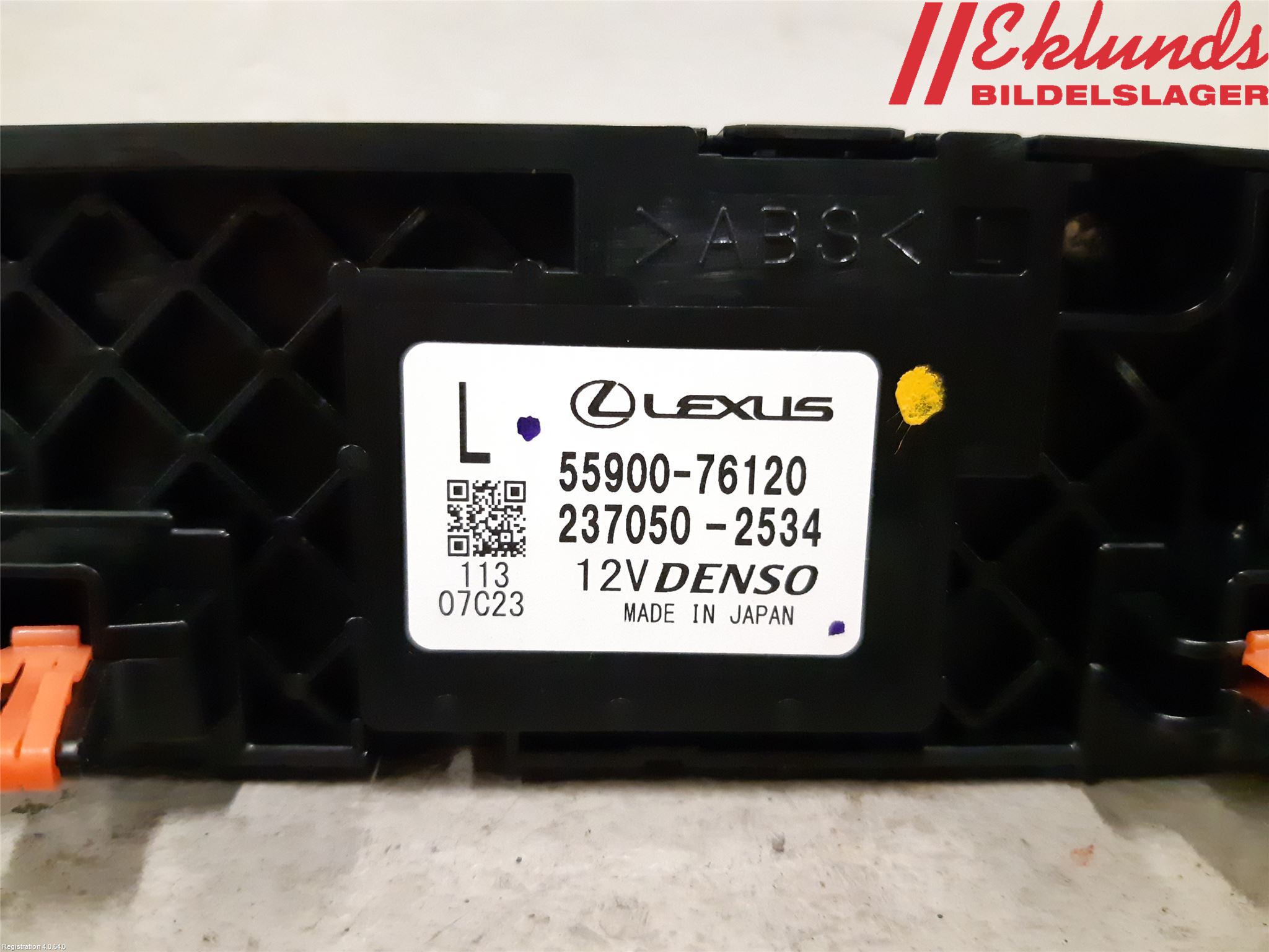 Lexus UX/300e 19- Ac Styrenhet Ac Manöveren