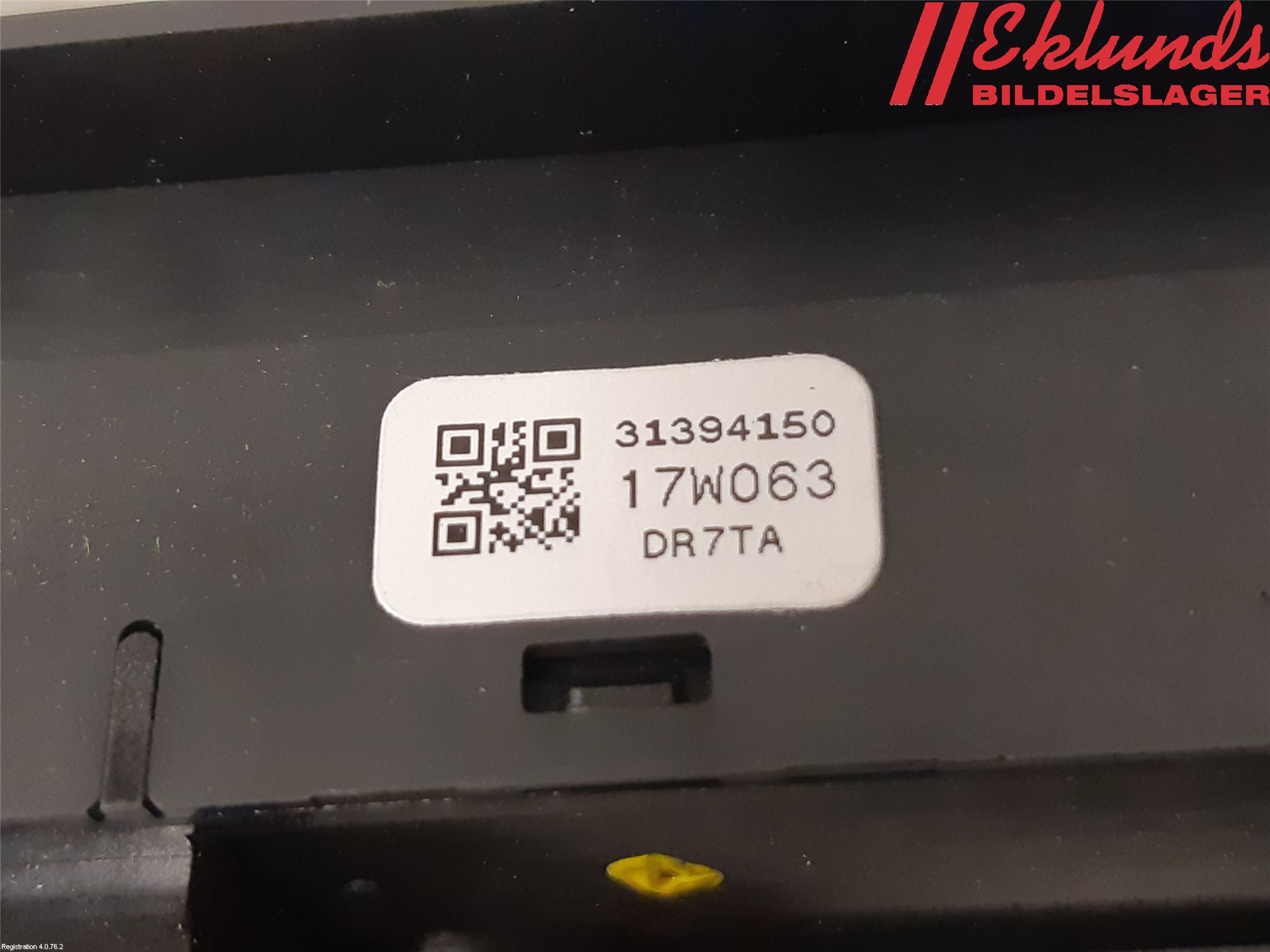 Volvo V90 17->> Strömställare Stolregler