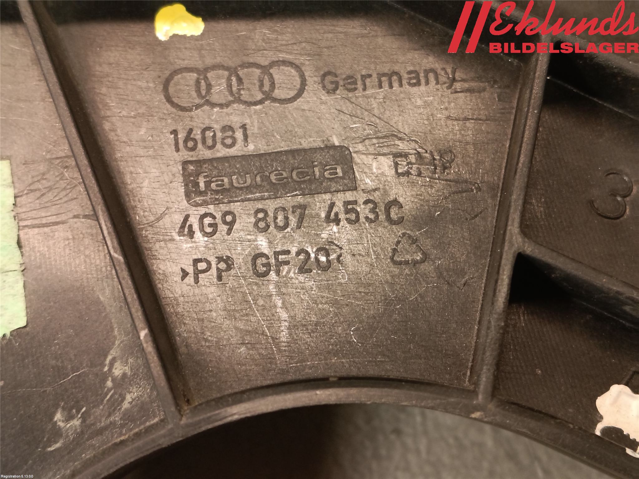 Audi A6/S6 4G 11-18 Stötfångarfäste Bak Vä