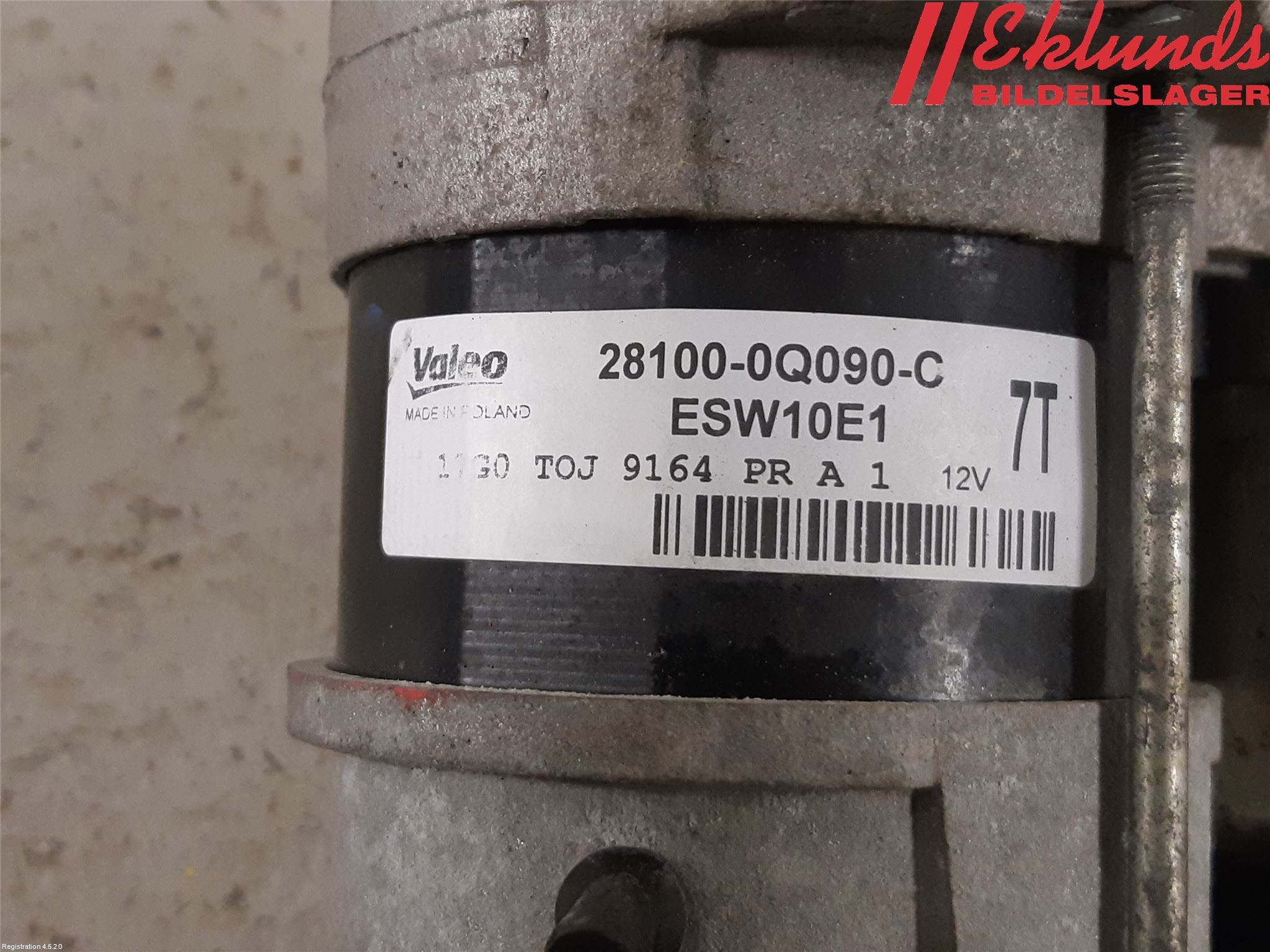 Toyota AYGO 15-21 Startmotor