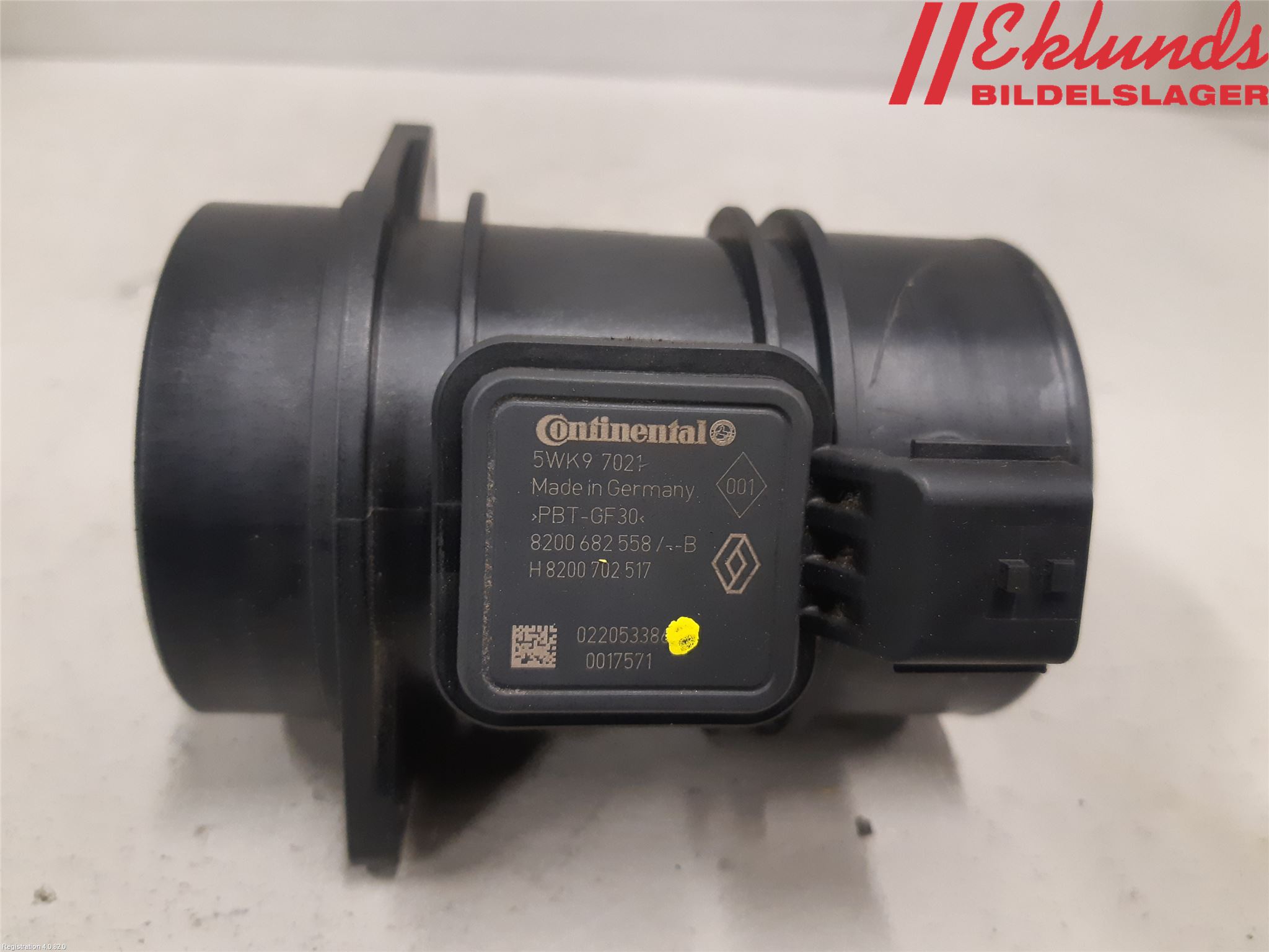 Nissan QASHQAI+2  10-14 Injluftmassamätare