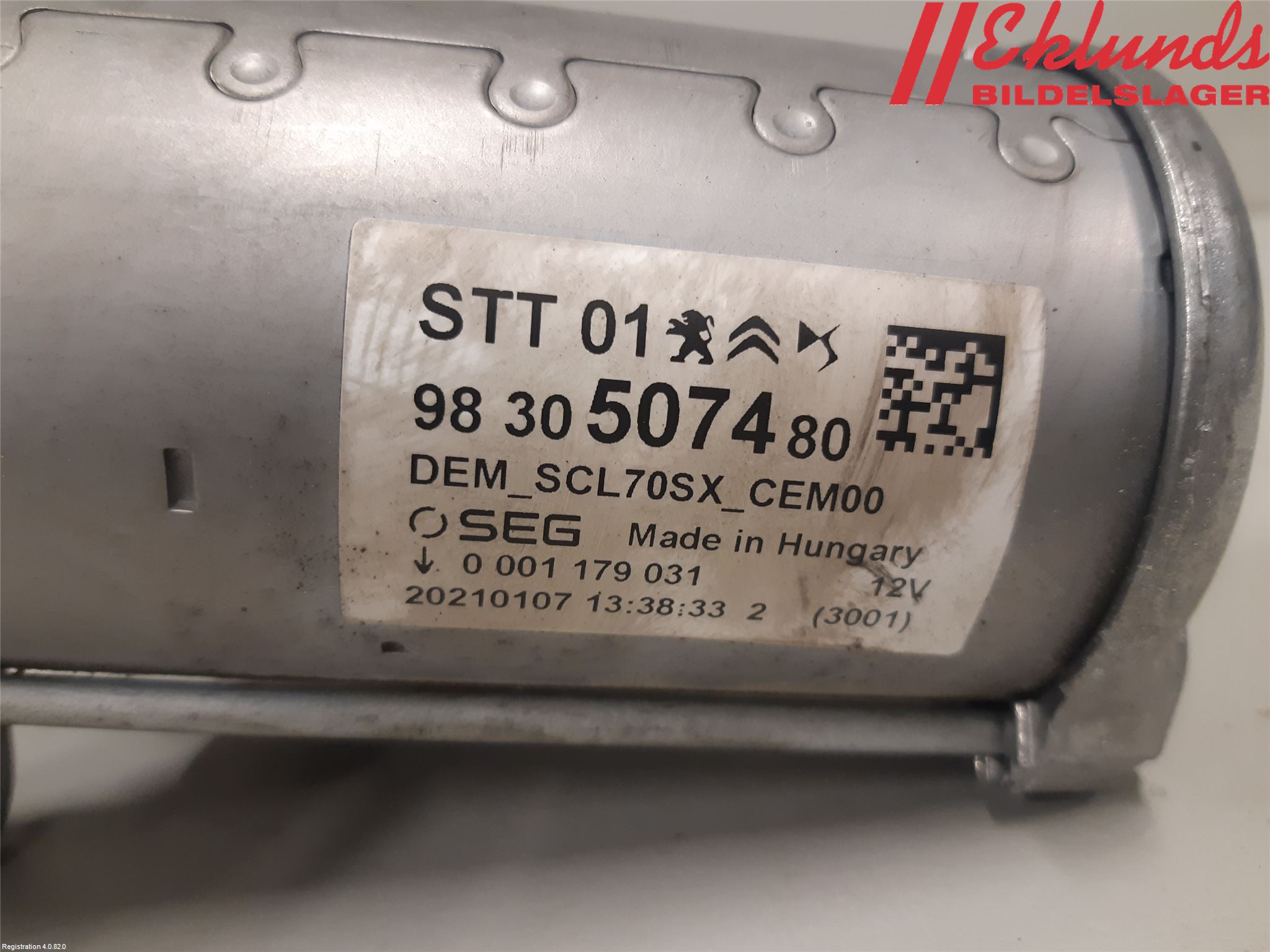 Peugeot 208/E-208 20- Startmotor