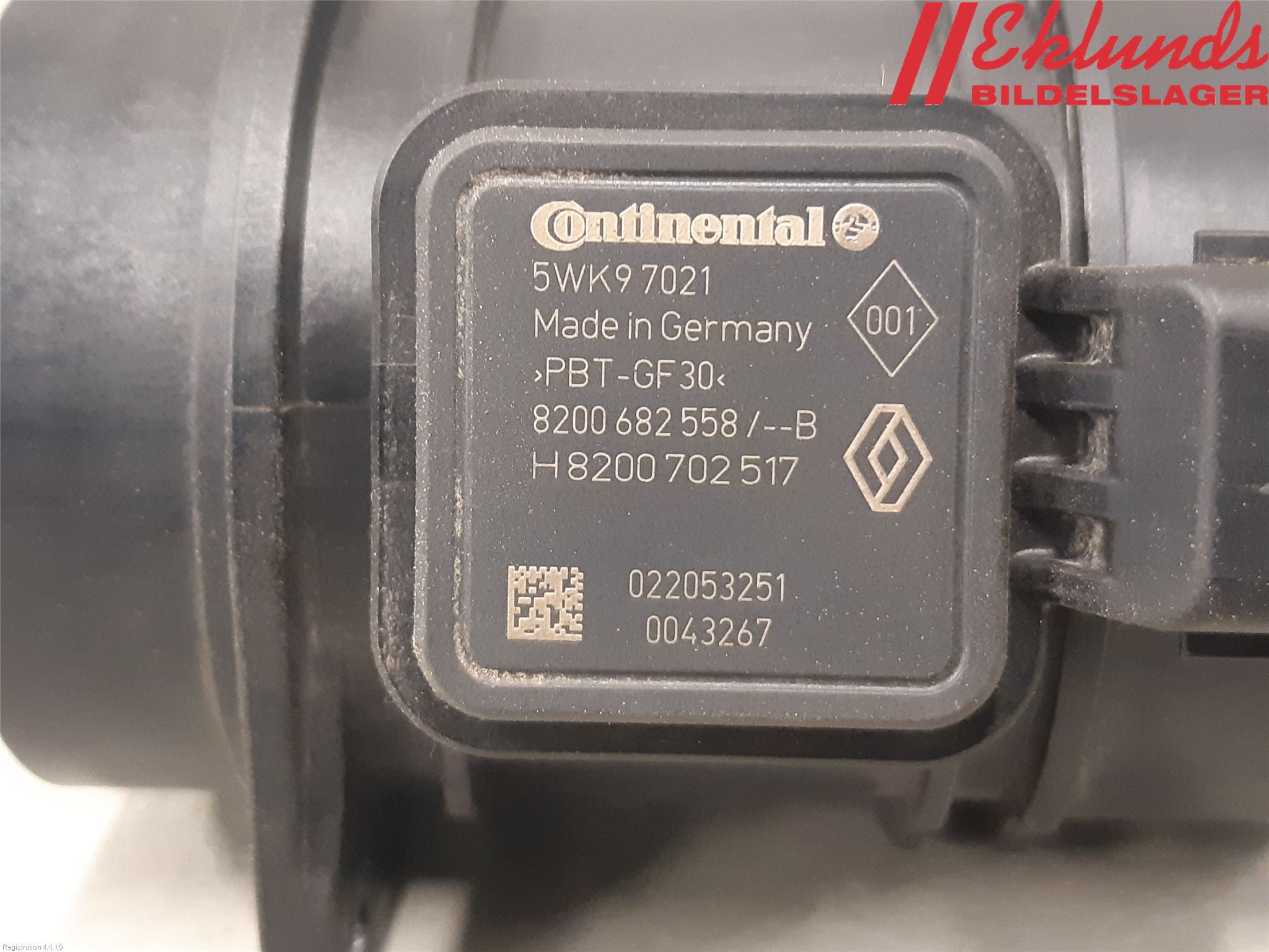 Nissan QASHQAI 10-14 Injluftmassamätare