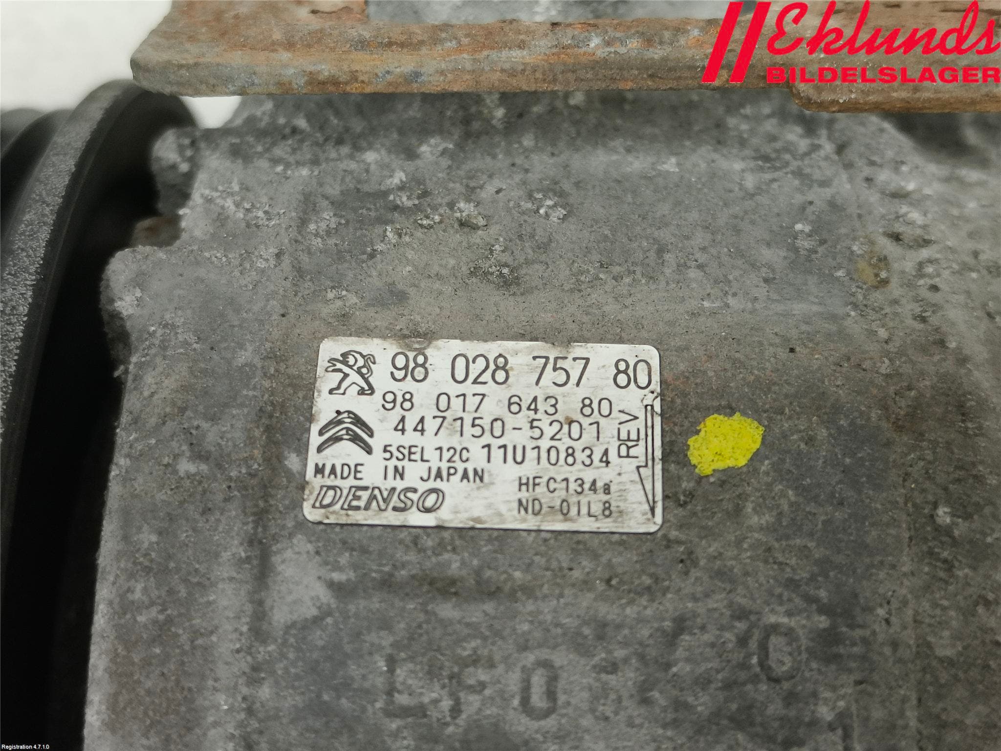 Citroen BERLINGO 08-18 Ac Kompressor