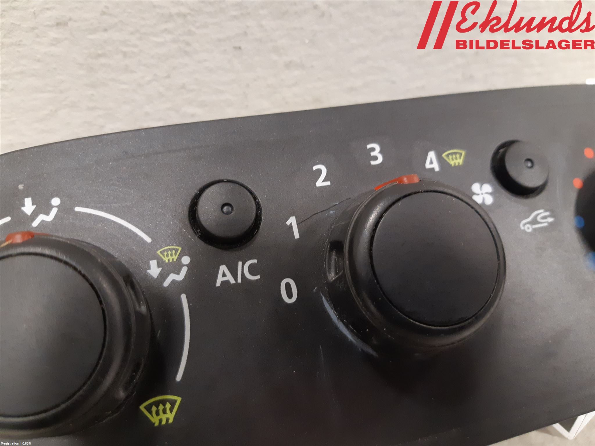 Opel VIVARO 15-19 Värmereglage