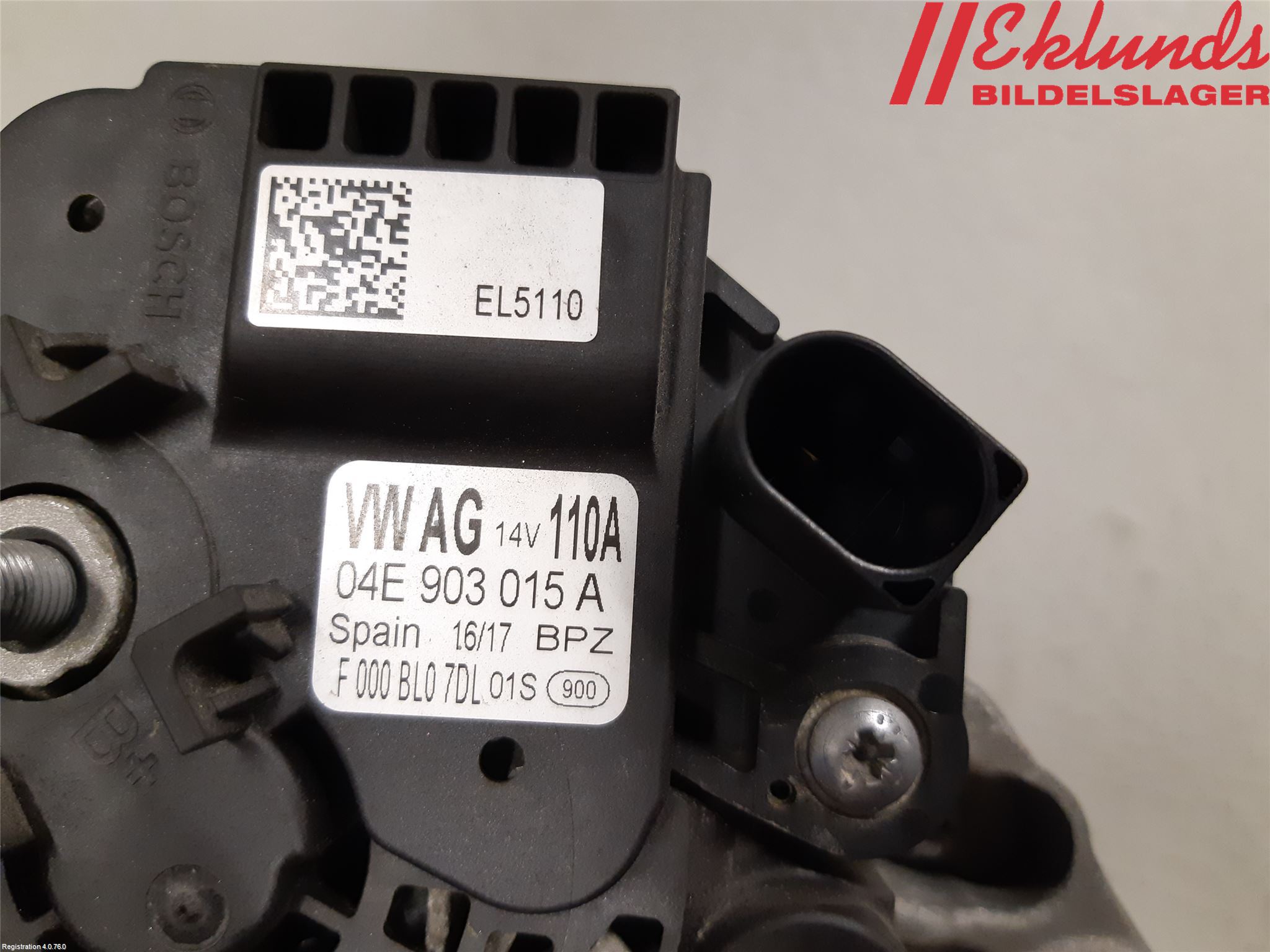 Volkswagen VW POLO 10-17 Generator