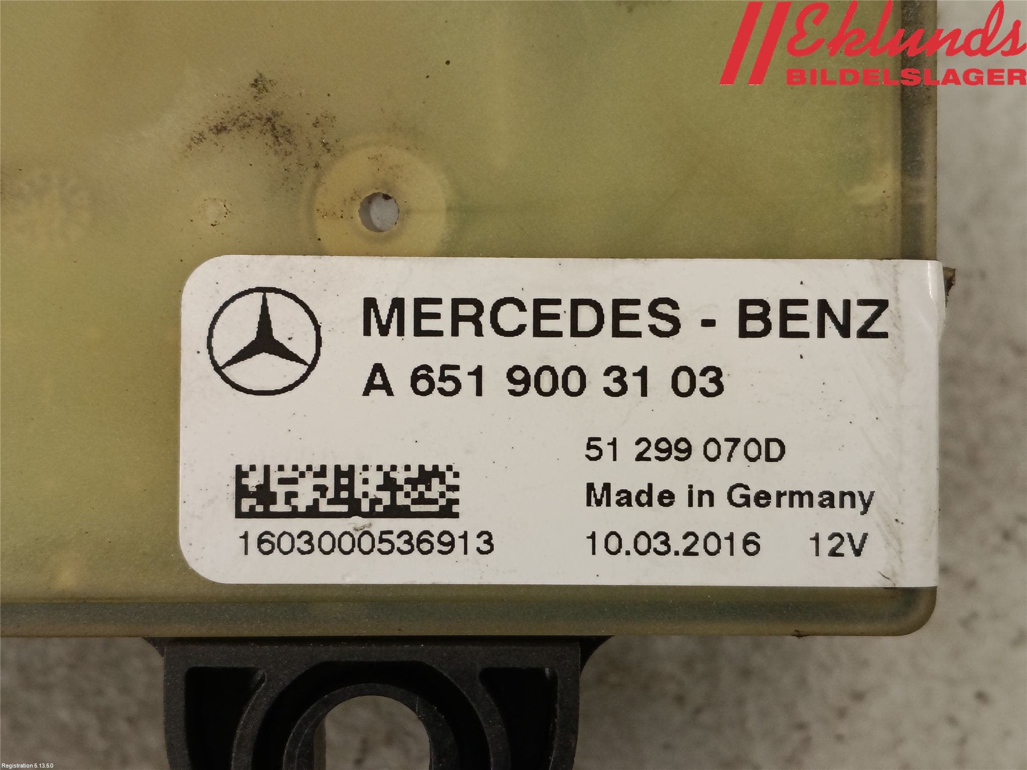 Mercedes-Benz MB GLC-KLASS (X253/C253) 15-22 Relä Glödning Diesel